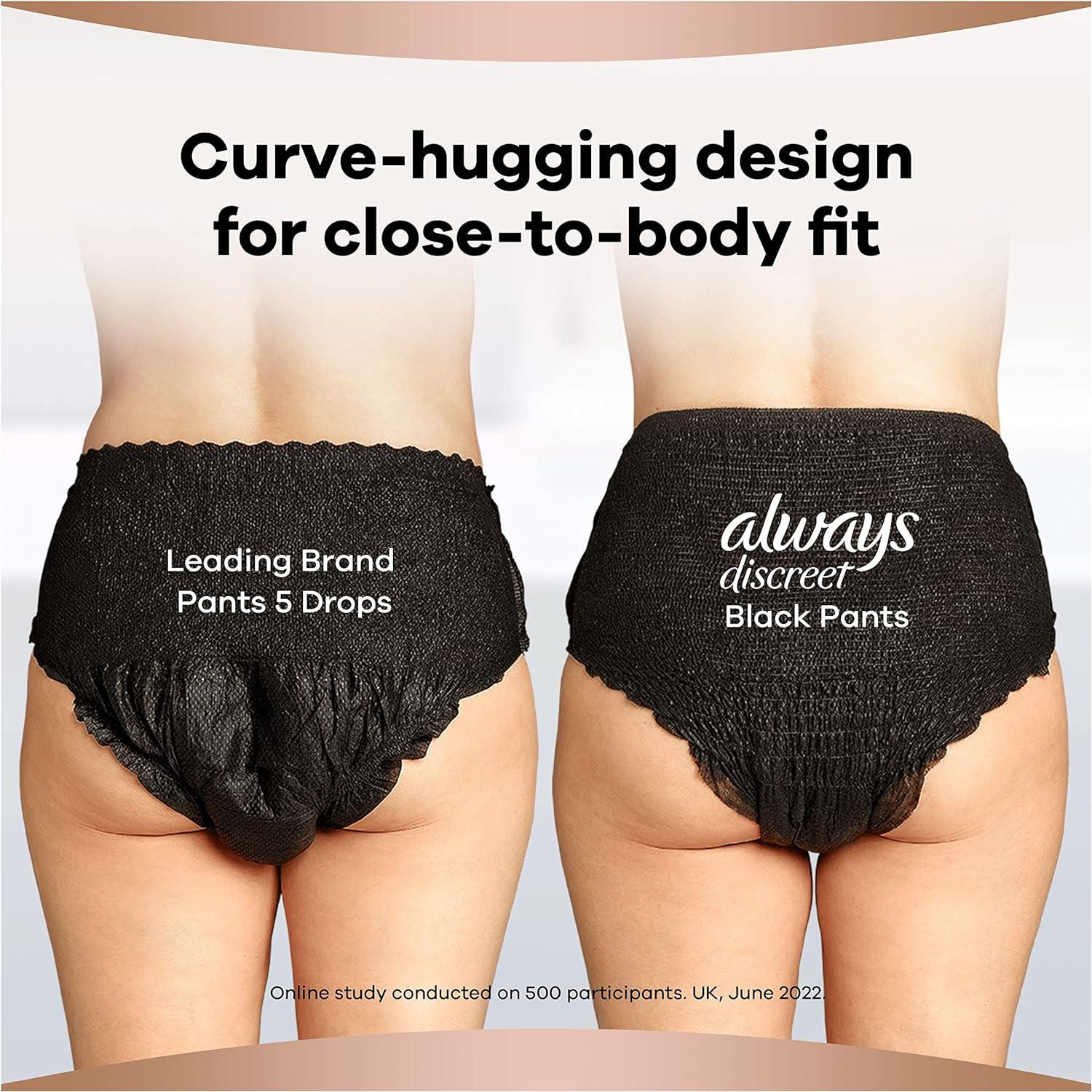 Always Discreet Incontinence Pants Boutique Underwear Incontinence Pants