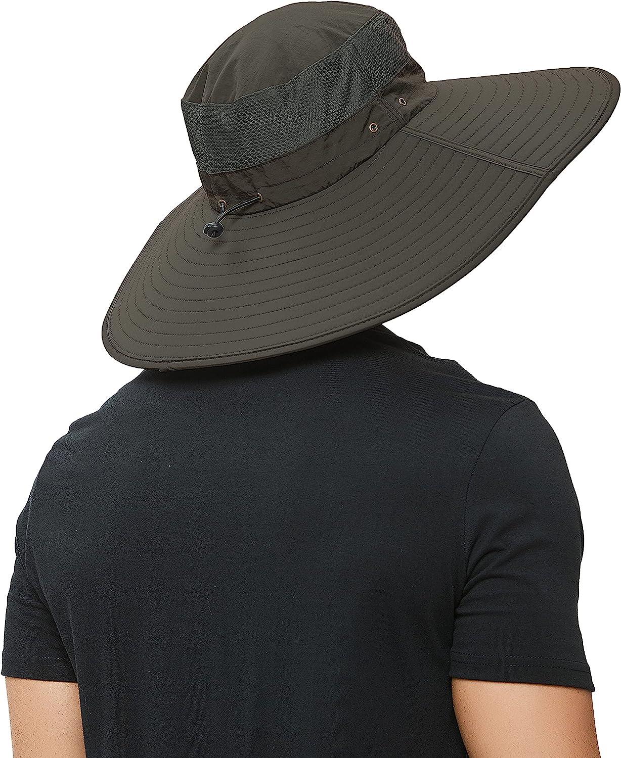 Nylon Fisherman Hat Breathable Women Summer Hat for Outdoor Sport (Light  Grey)