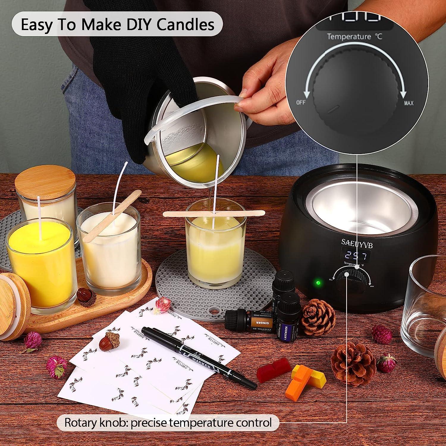 Electric Wax Melter Candle Making Supplies DIY Candles Making Kit