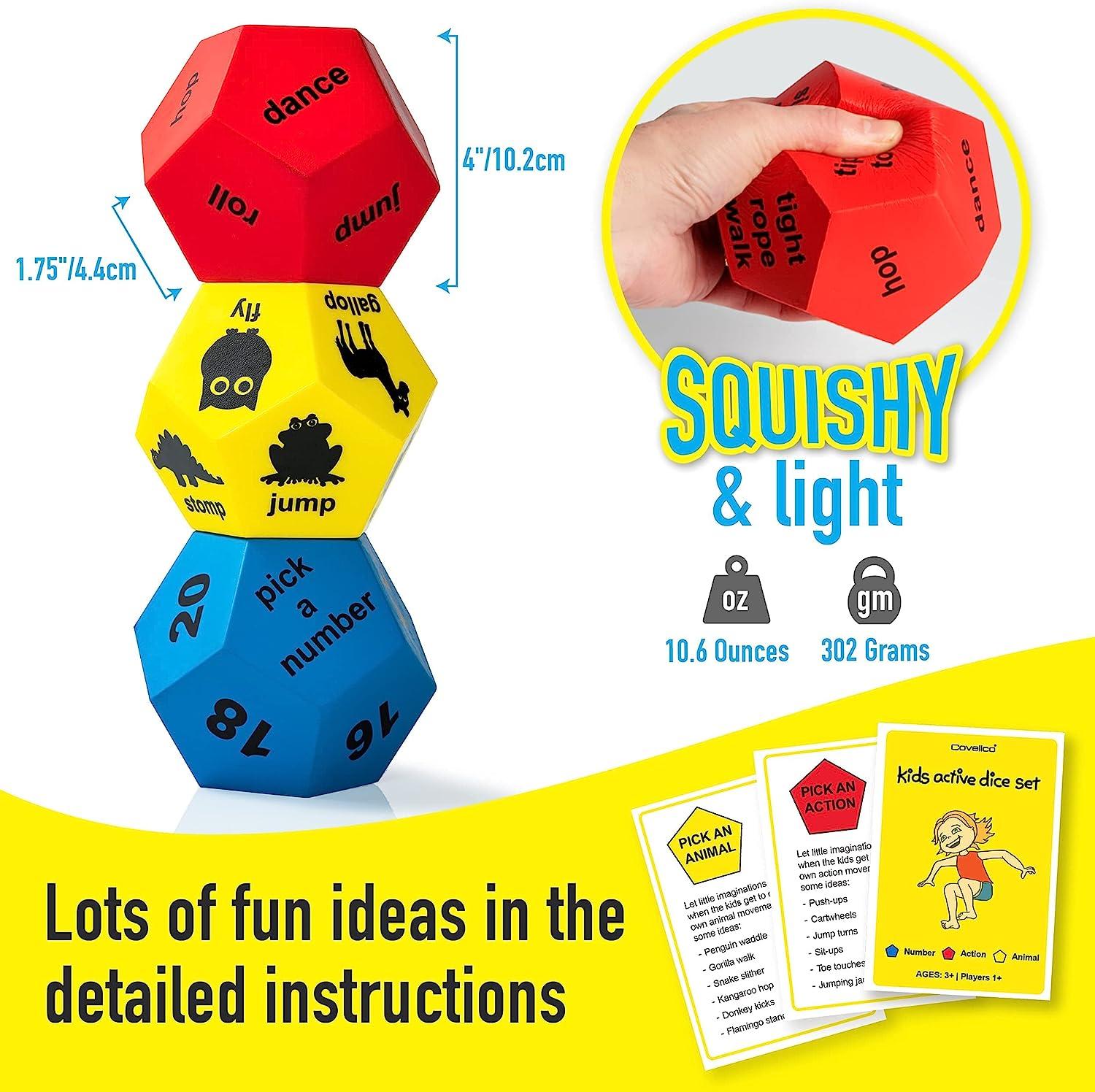 Roll the Dice Exercise Fitness Game Physical Education PE Brain Break 