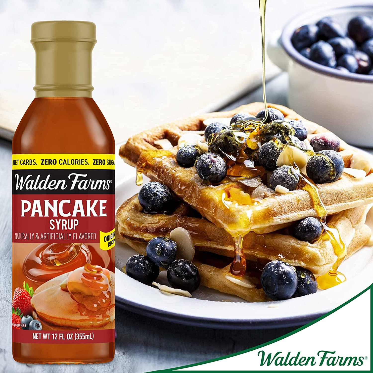 Walden Farms- Calorie Free Pancake Syrup- (Pack of 2 12 oz bottles)