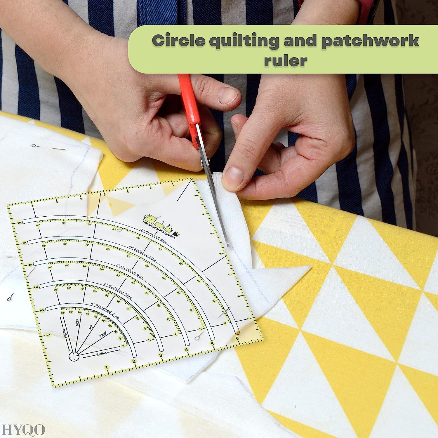Sewing Creative Ruler Fabric Cutting Ruler Quilting Supplies and Tools  Sewing Supplies Fabric Cutter Patchwork Template DIY