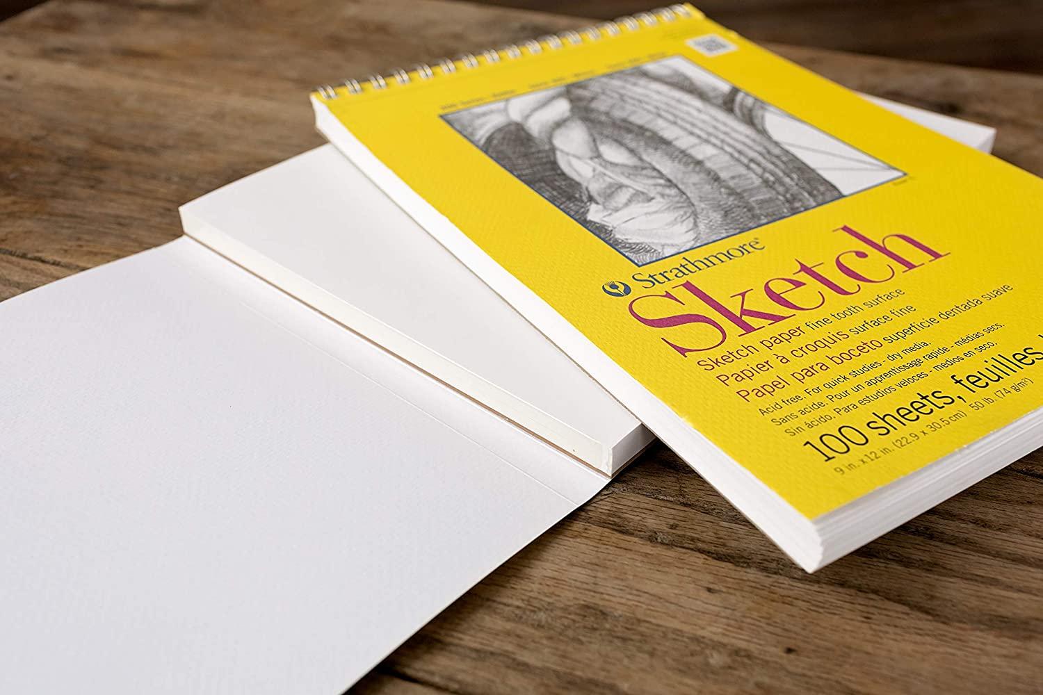 Strathmore 400 Series 5.5 x 8.5 Sketch Paper, 100 Sheets