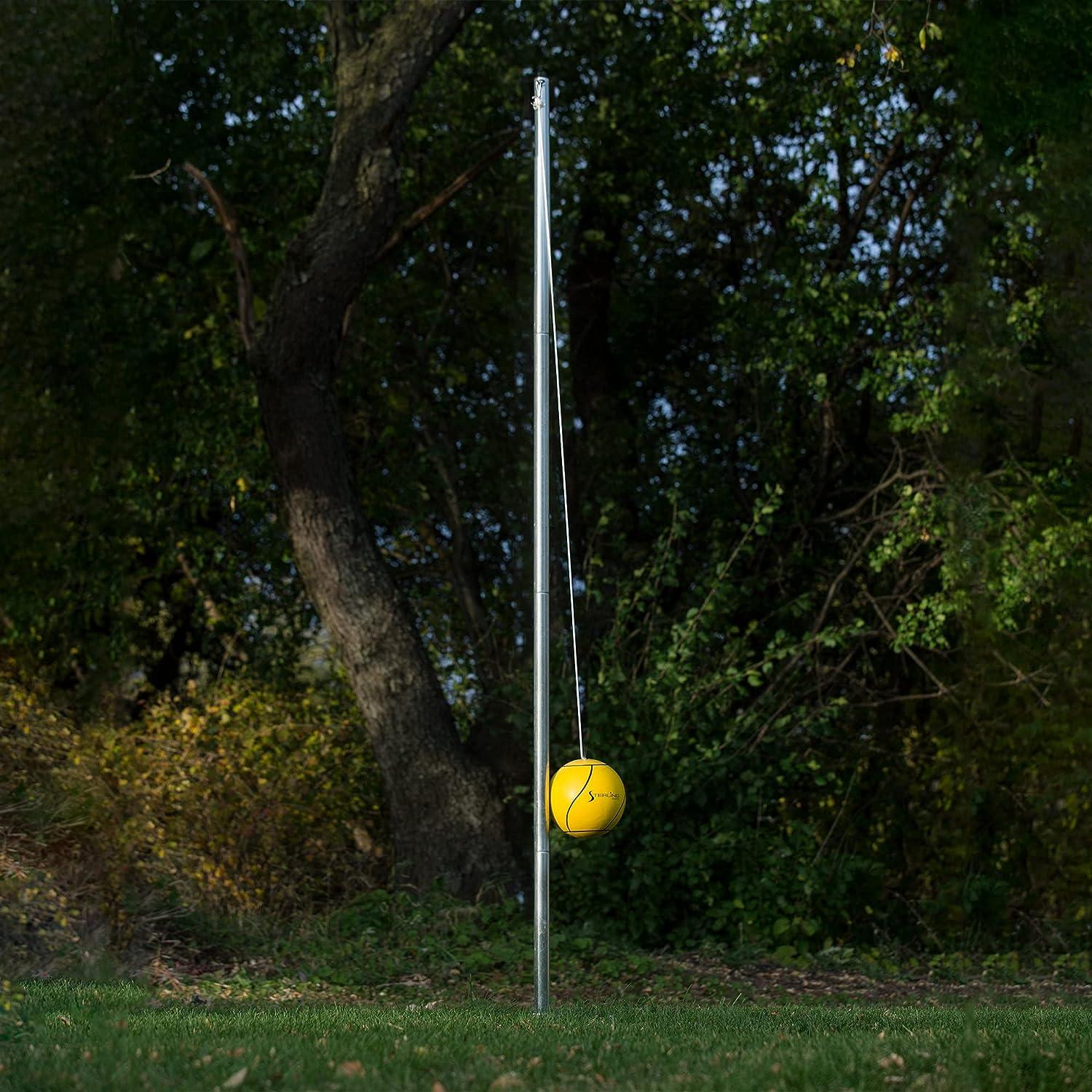 Tetherball Set, Tether Balls and Rope Set with Base, Tetherball Pole  Equipmen