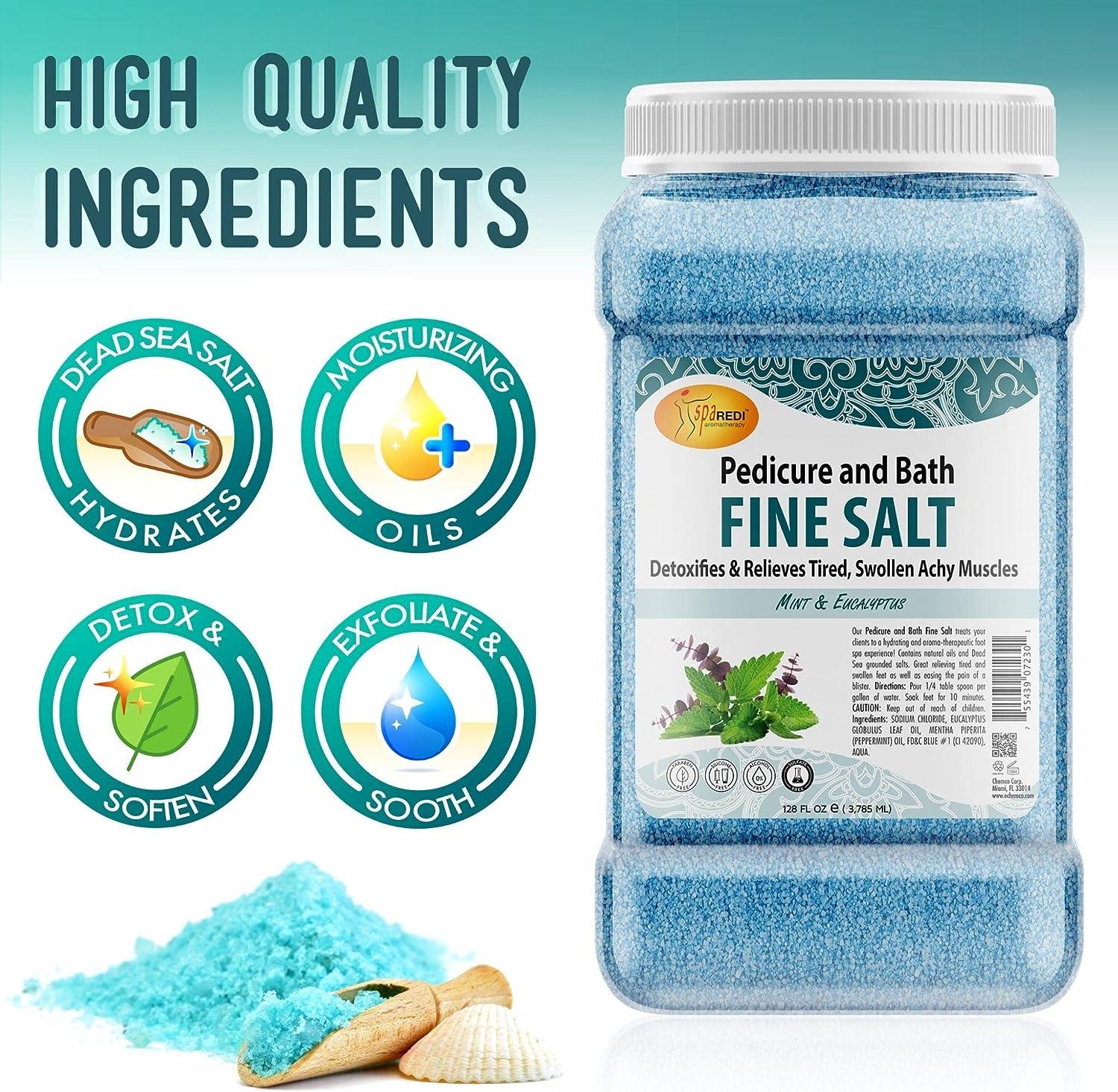 Silcare Nappa Smooth Comfort Salt Foot Soak - Salt Foot Soak Dead Sea  Minerals
