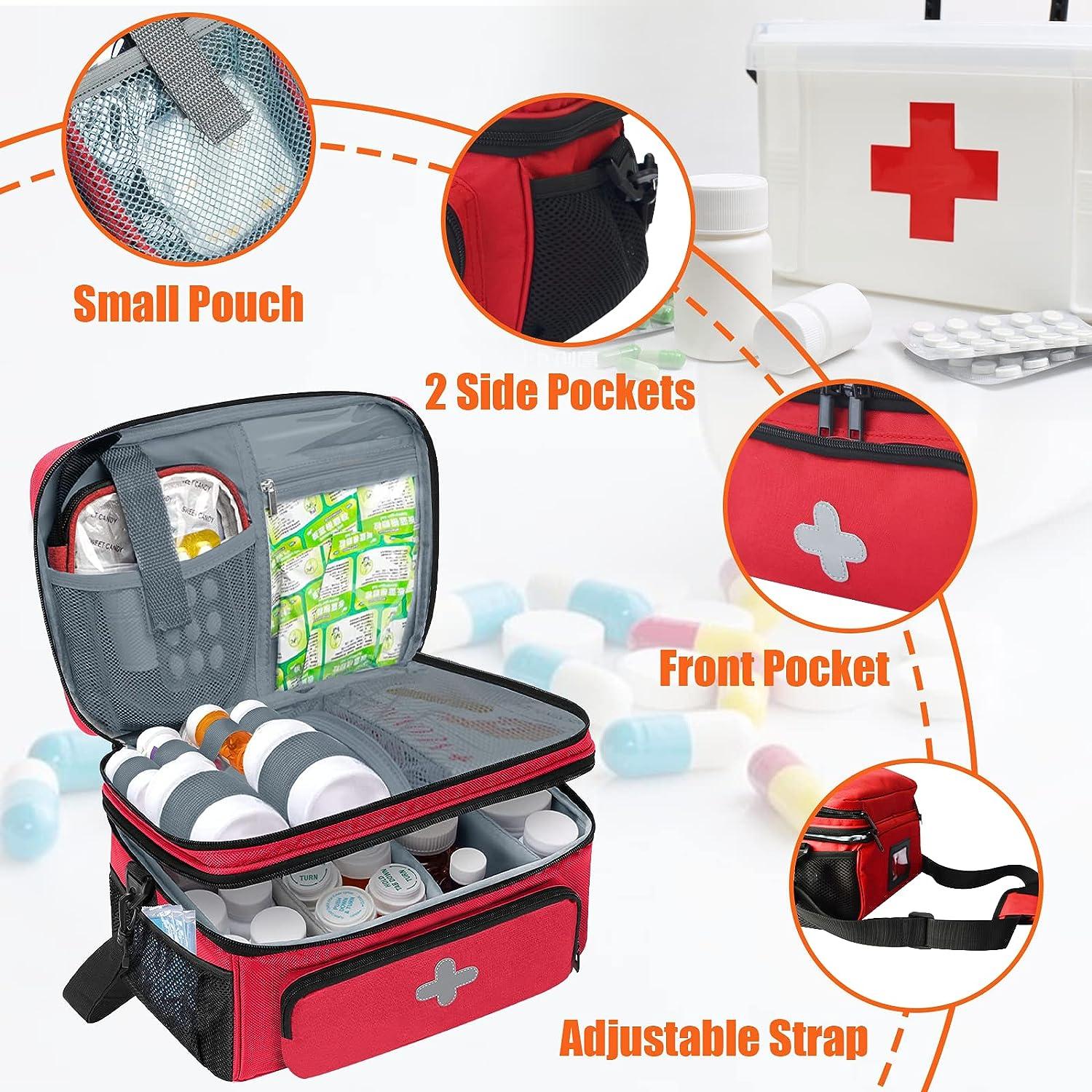 Medicine Storage Bag Organizer (empty Bag), Portable Small Pill