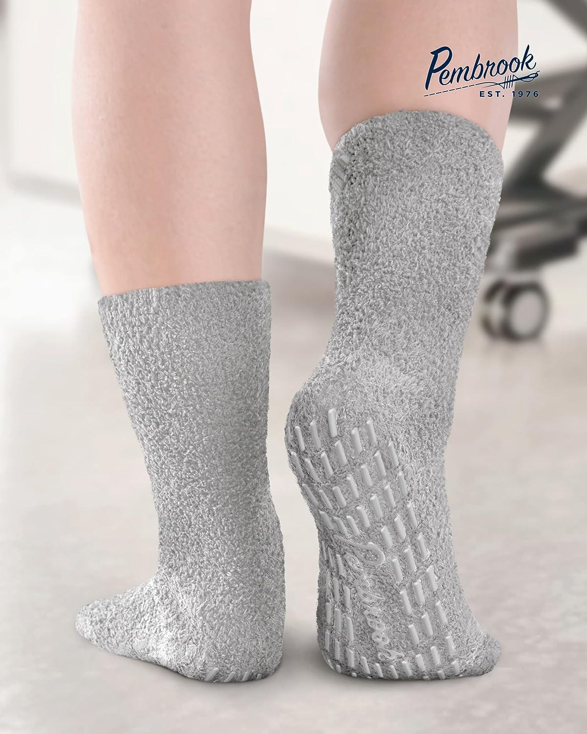 Pembrook Grip Socks for Women and Men - 6 Pairs Barre Socks with