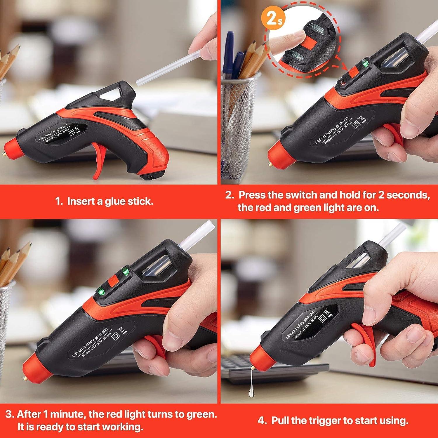 How To Make Rechargeable Glue Gun At Home 