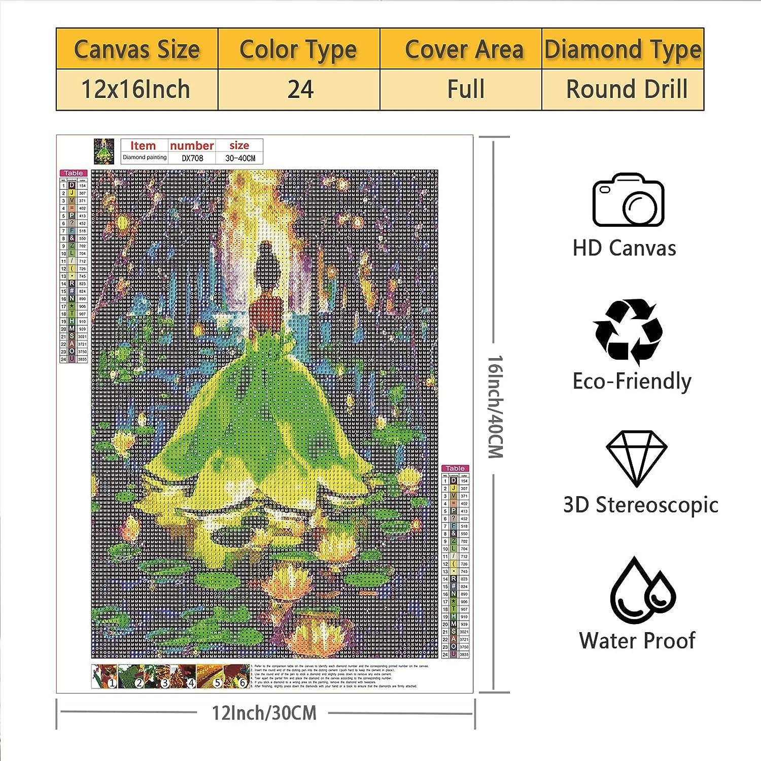 Diamond Painting Kits for Adults, Diamond Art, Crystal Gem Jewel Art Kits  for Adults Kids, 5D Diamond Painting by Numbers for Adults, Yellow Flowers