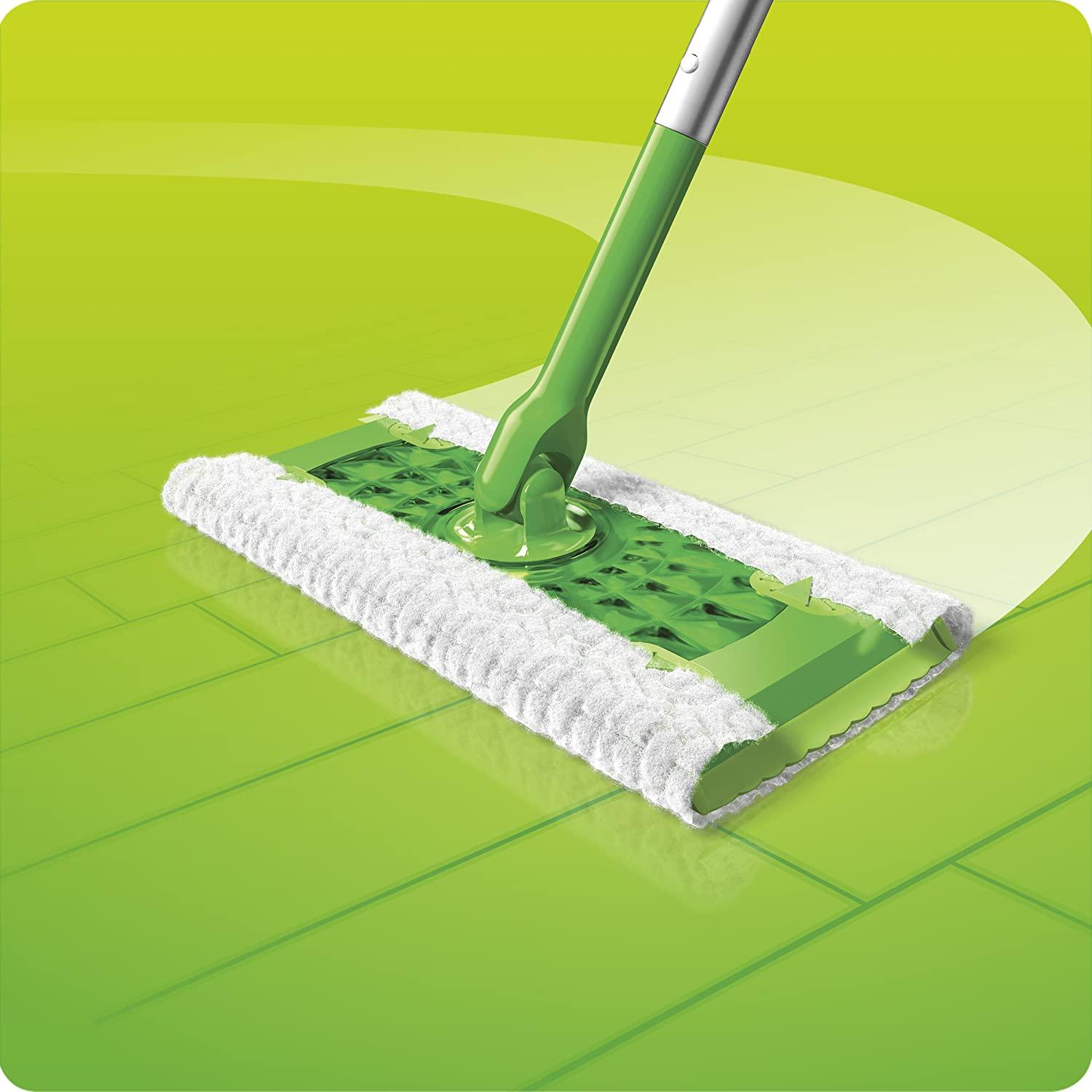 Swiffer Sweeper Dry Sweeping Pad Refills, Hardwood Floor Mop Cleaner Cloth  Refill, Gain Scent, 32 Count 32 Count (Pack of 1)