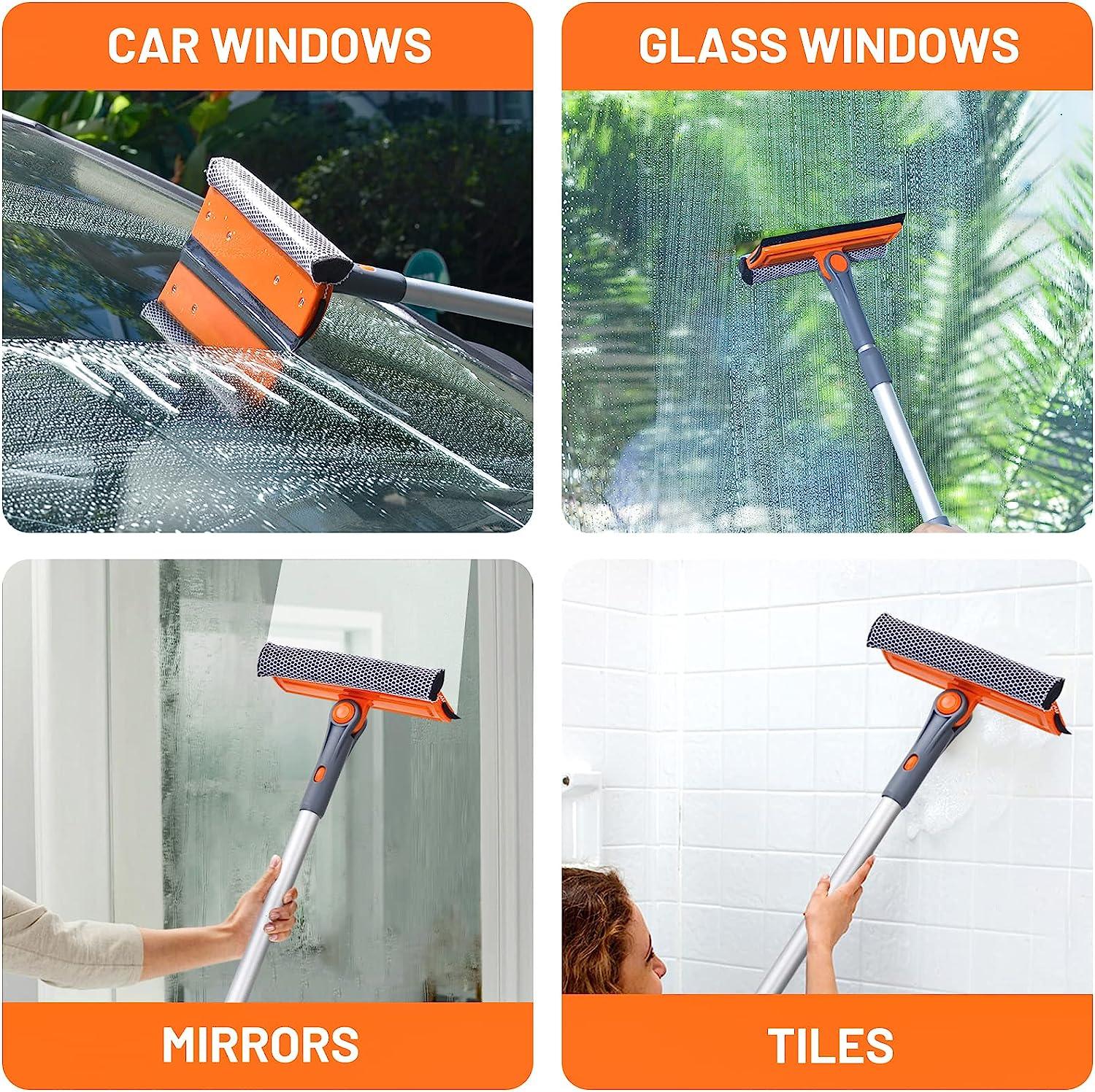 Window Squeegee Professional Telescopic Window Cleaner Cleaning