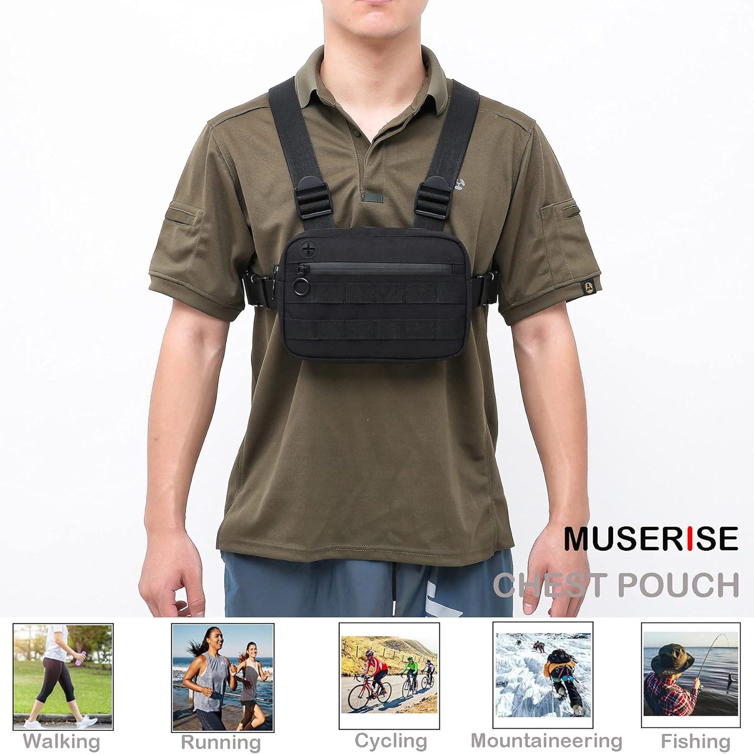  Muserise Outdoor Sports Utility Chest Pack,Tactical