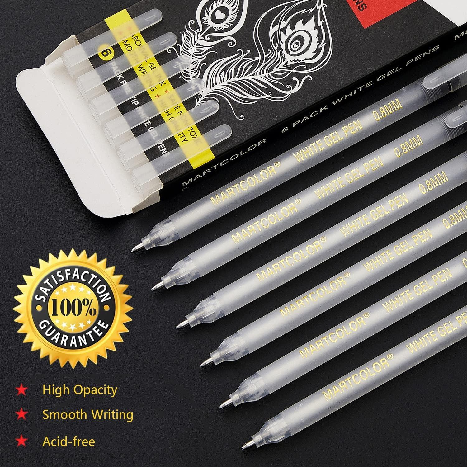 6-Count Artist Pens Set - Black ink