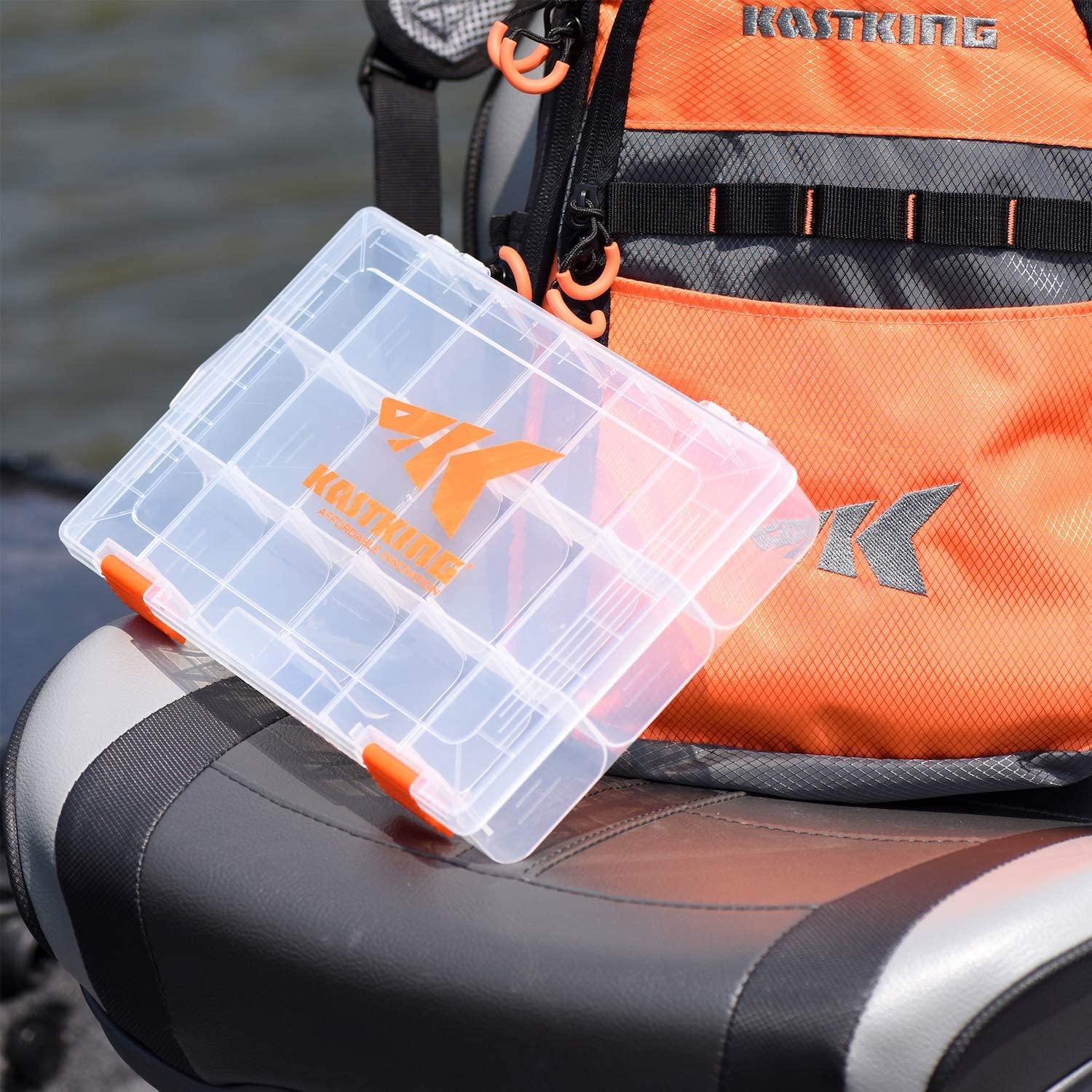 Waterproof Fishing Tackle Box Organizer with Removable Dividers, Lure Box  and Terminal Tackle Storage