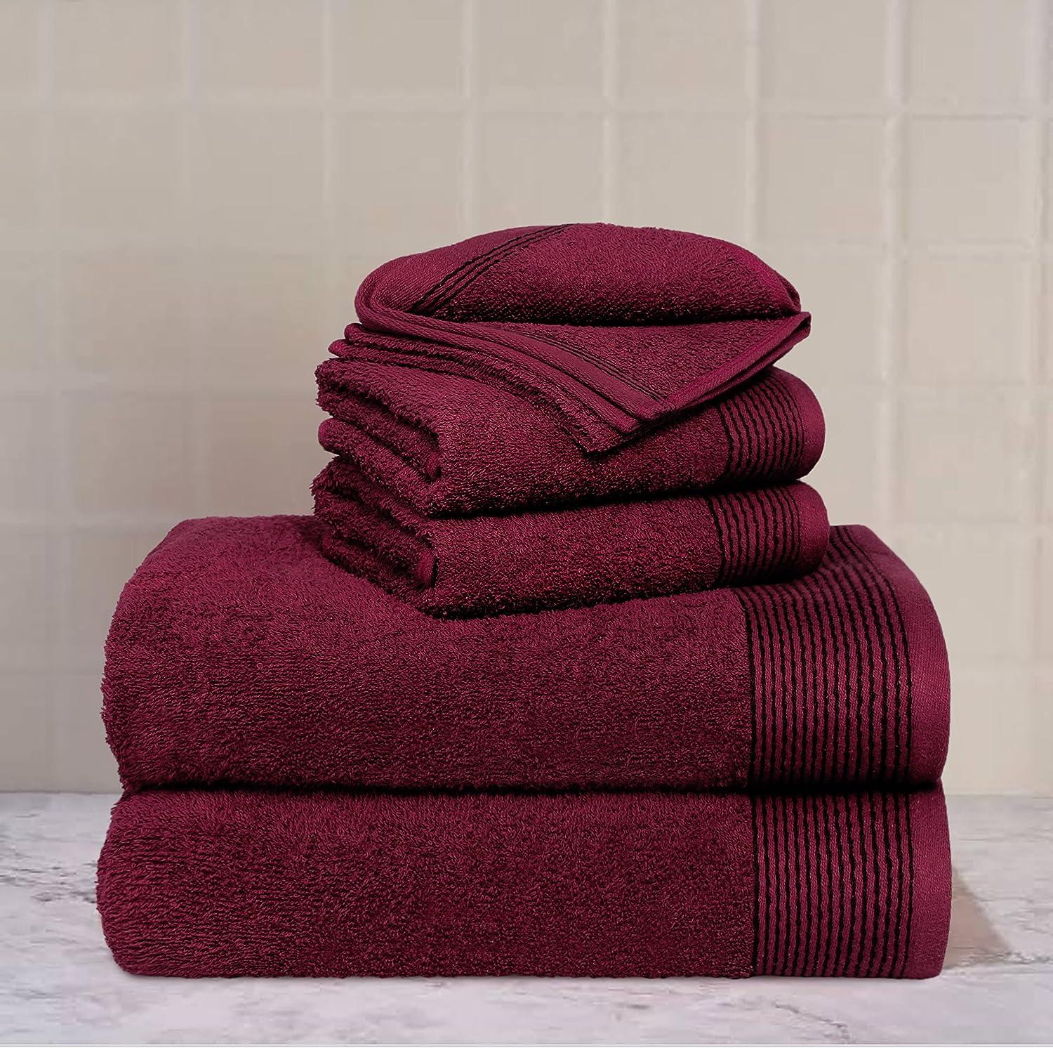 Belizzi Home Cotton 2 Pack Oversized Bath Towel Set 28x55 inches, Large  Bath Towels, Ultra Absorbant Compact Quickdry & Lightweight Towel, Ideal  for