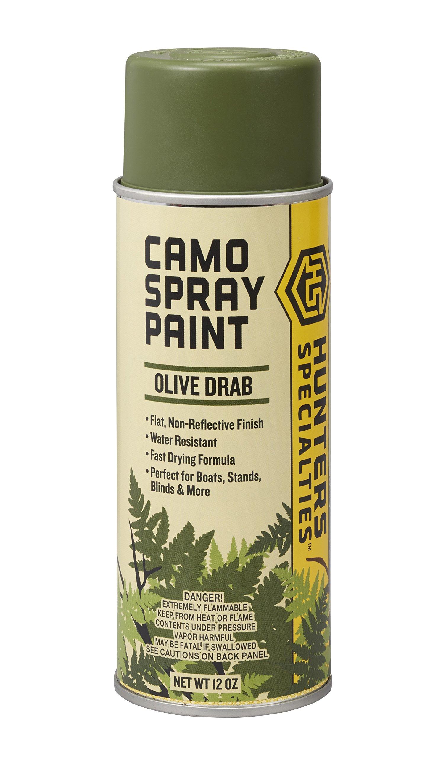 Hunters Specialties Camo Spray Paint (Color: Olive Drab / 12oz