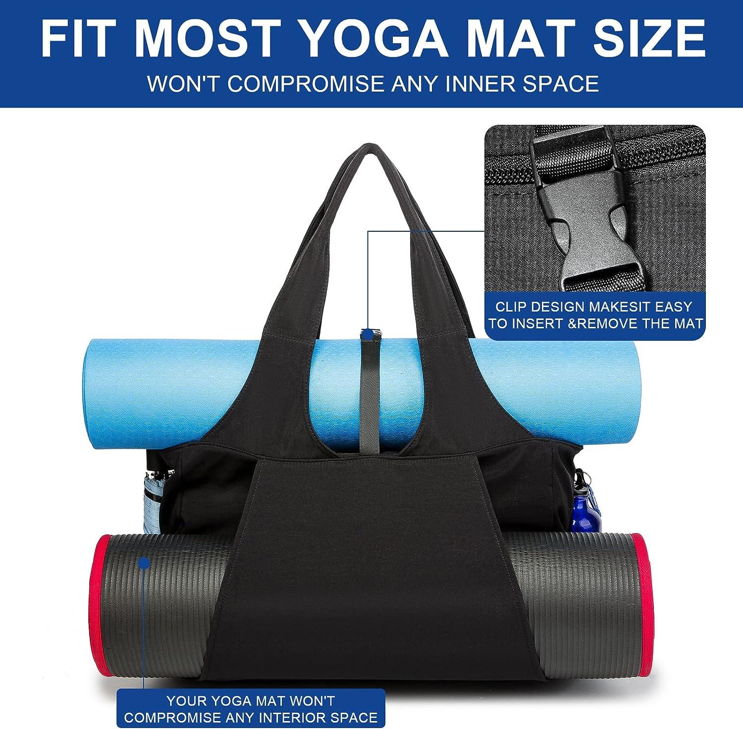 Pilates Tote Bag, Multipurpose Portable Soft Yoga Mat Tote Bag