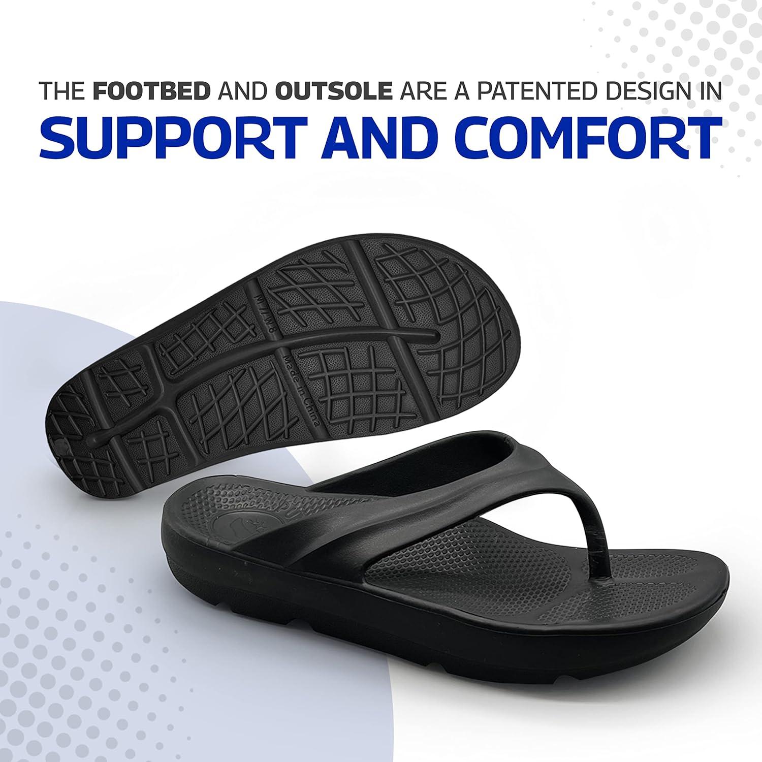 Pure Stride Therapeutic Flip Flops Orthotic Thong Sandals for