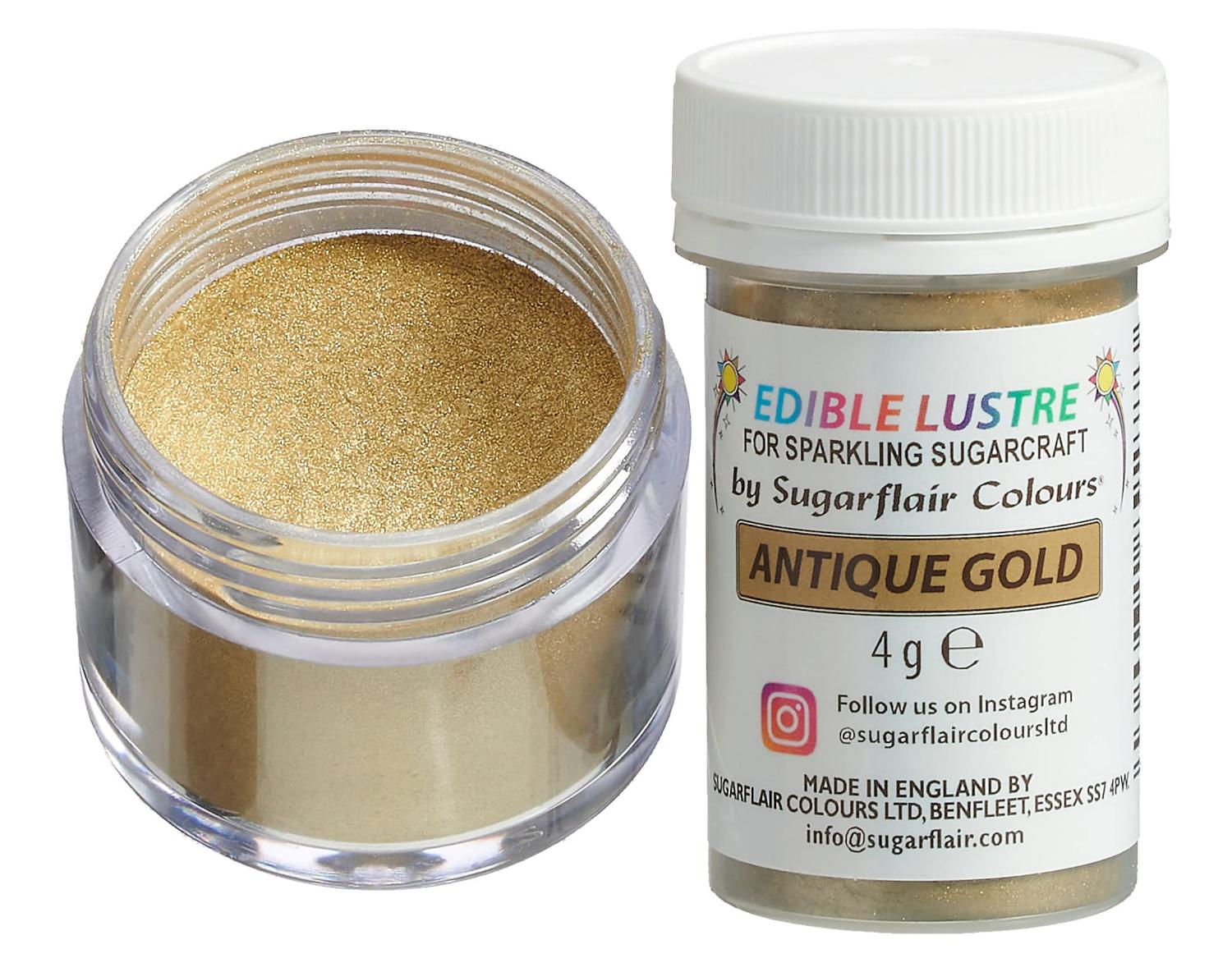 Antique Gold - SuPearl Shine Dust Food Coloring - Fractal Co