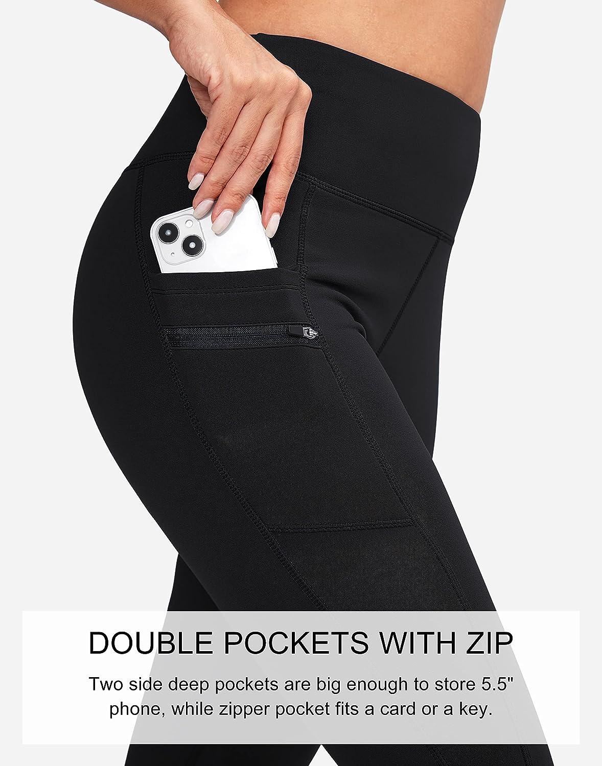  Women's Golf Pants with Zipper Pockets 7/8 Stretch