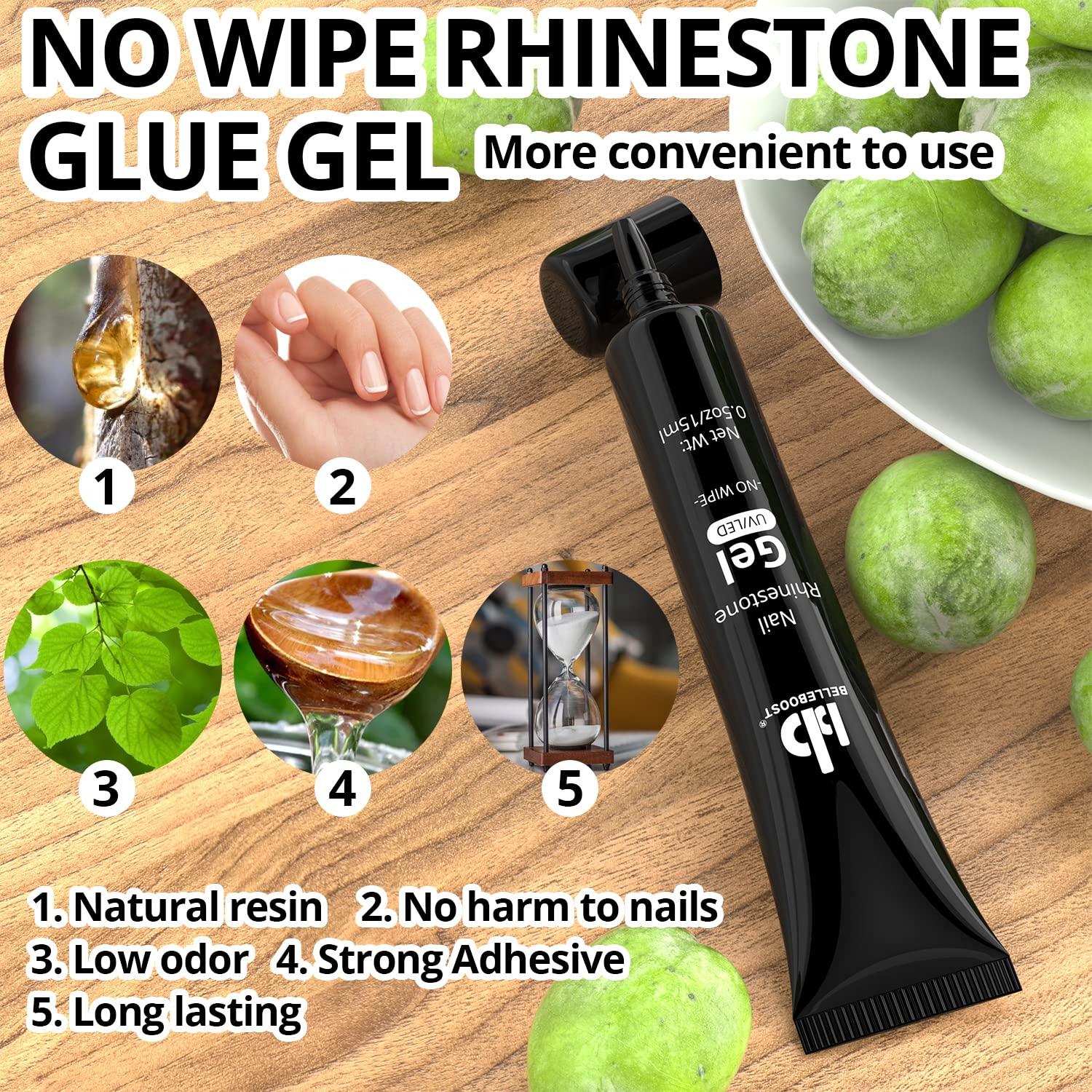 Elastic Gem Glue Gel - No Wipe (Jelly) – VARNAIL