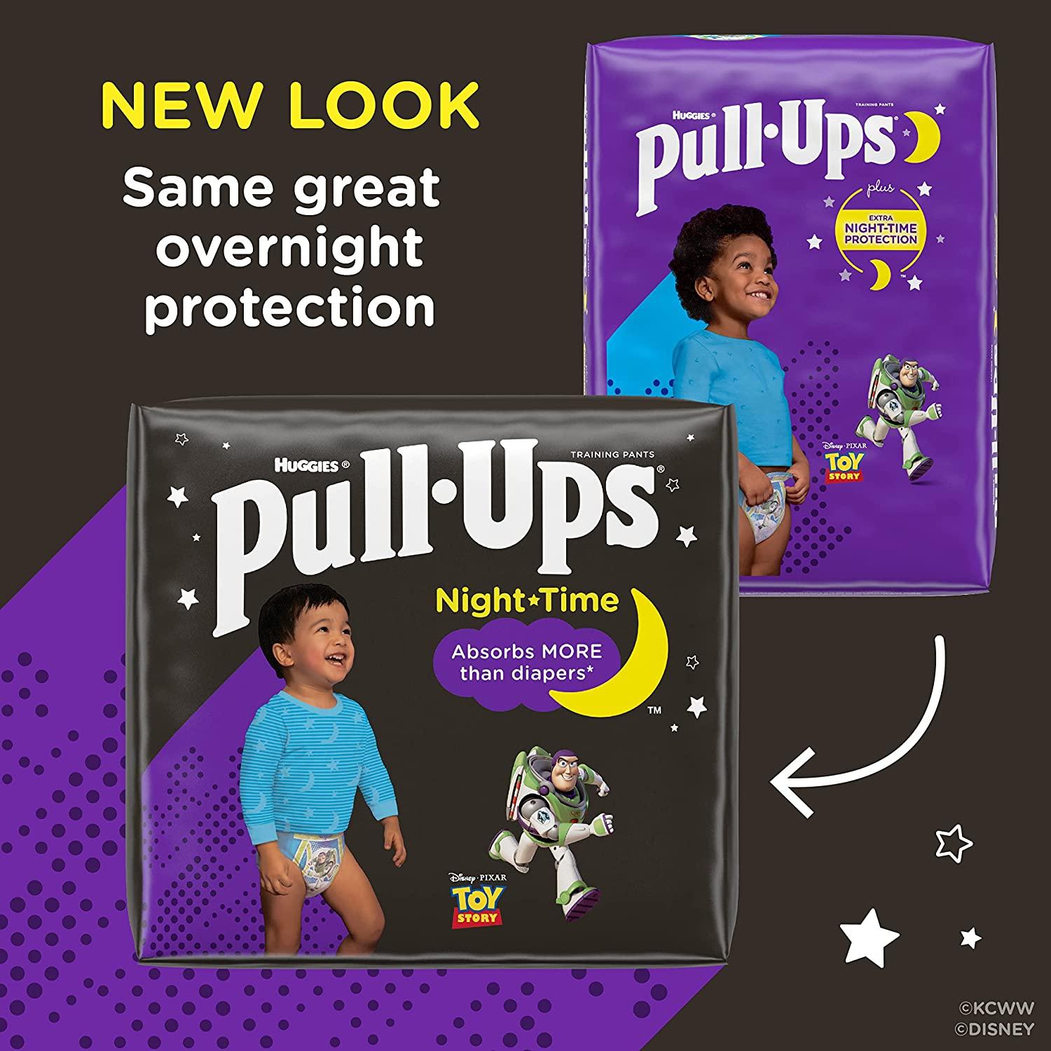 Pull-Ups Night-Time Boys' Potty Training Pants, 3T-4T (32-40 lbs