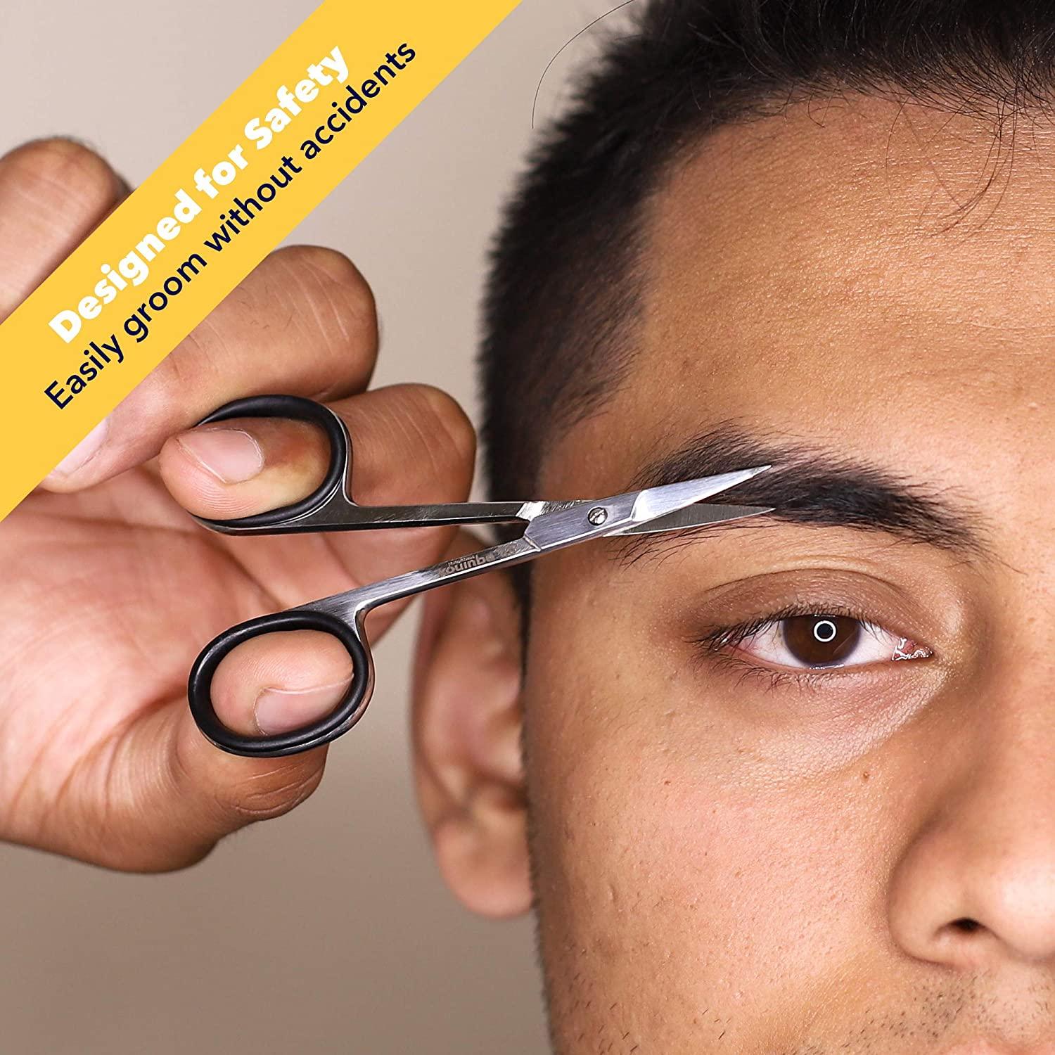 Hair Grooming Beauty Scissors - Cosmetic Cutting Shears for Men, Women -  Trimming Beard, Nose Hair