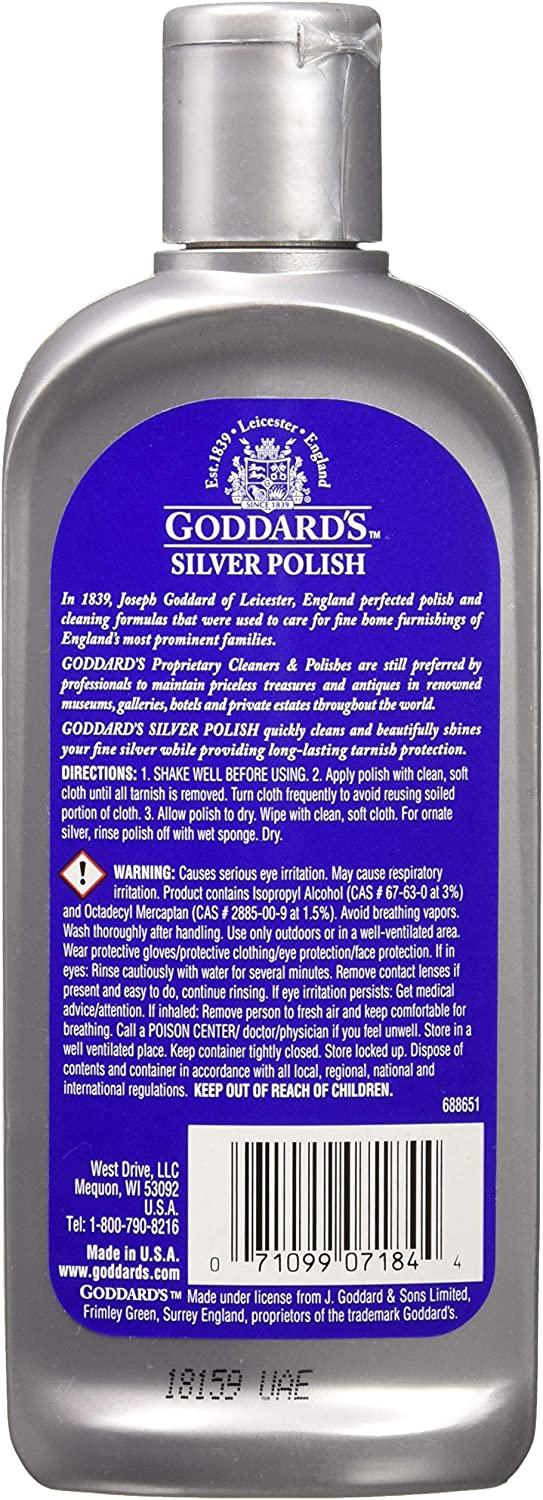  Silver Polish, Silver Cleaner (8-oz Bottle), Made in
