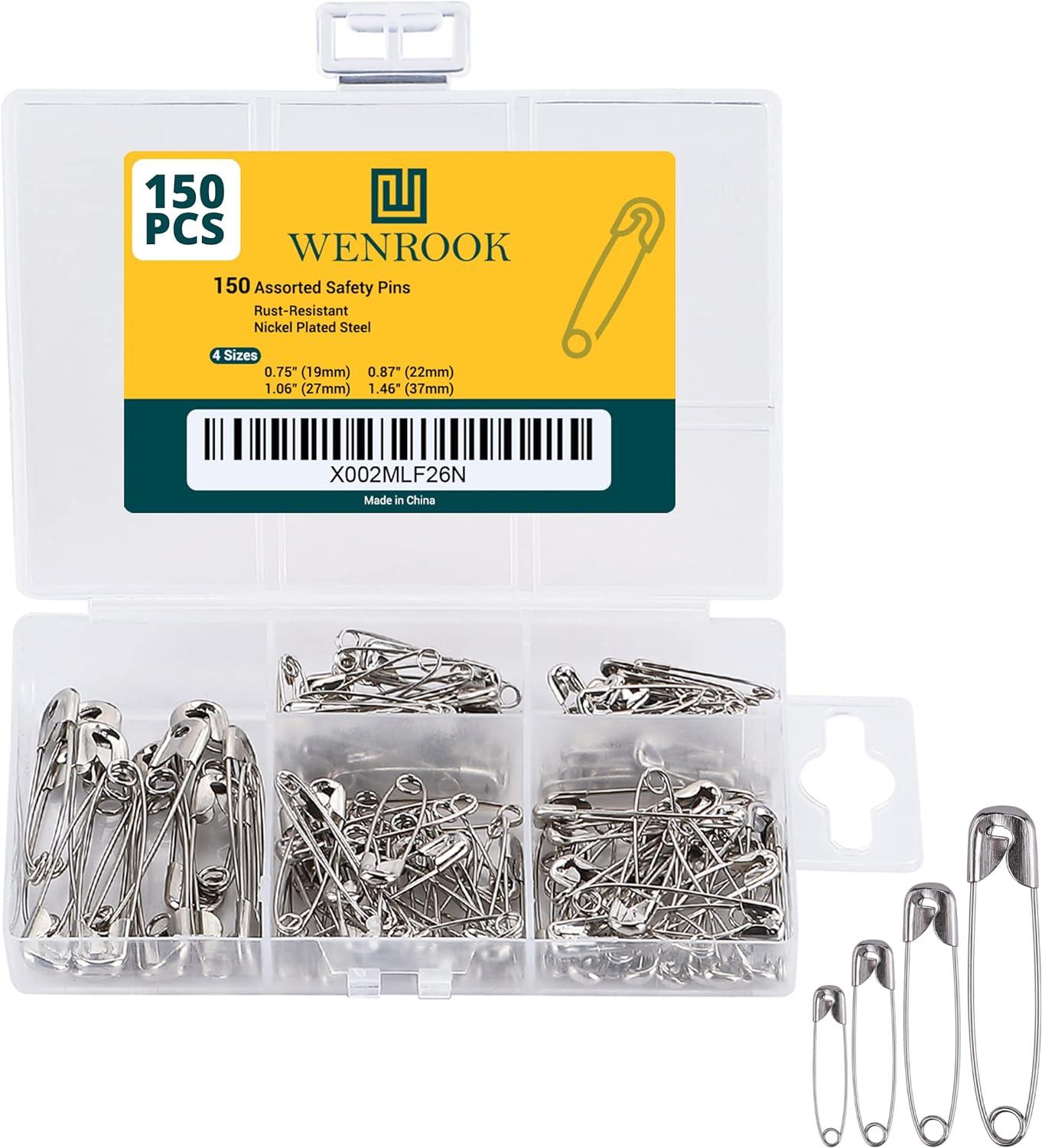 Safety Pins Assorted 19mm Small And Large Safety Pins For Art