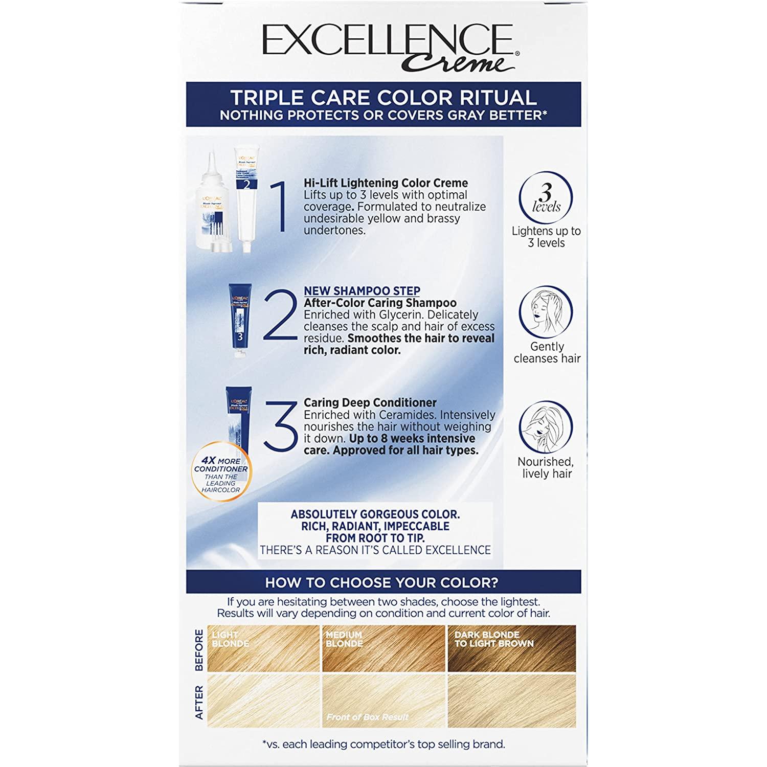Excellence Permanent Color, Triple Protection, Extra Lig