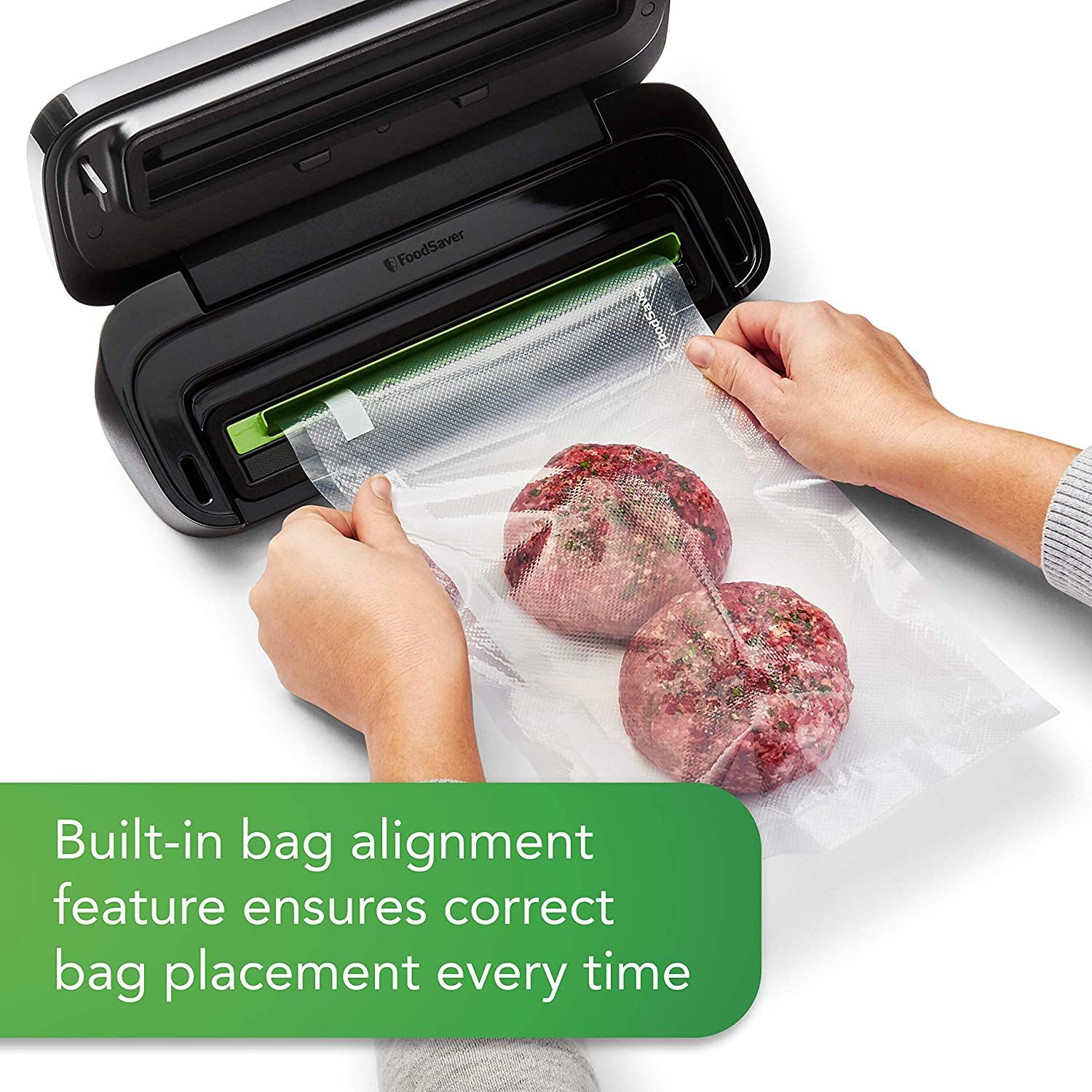FoodSaver Compact Vacuum Sealer Machine with Sealer Bags and Roll