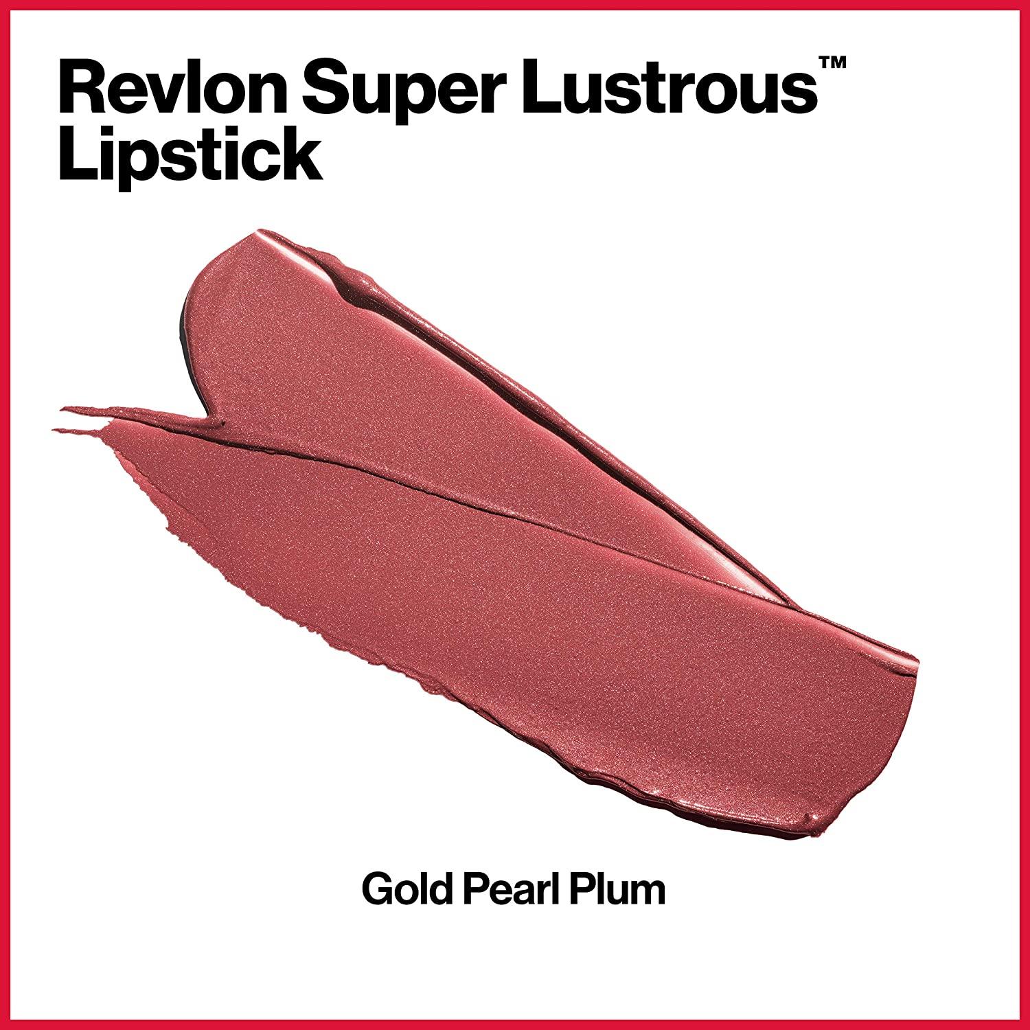 Revlon Super Lustrous Lipstick Pearl 610 Goldpearl Plum 015 Oz 42 G