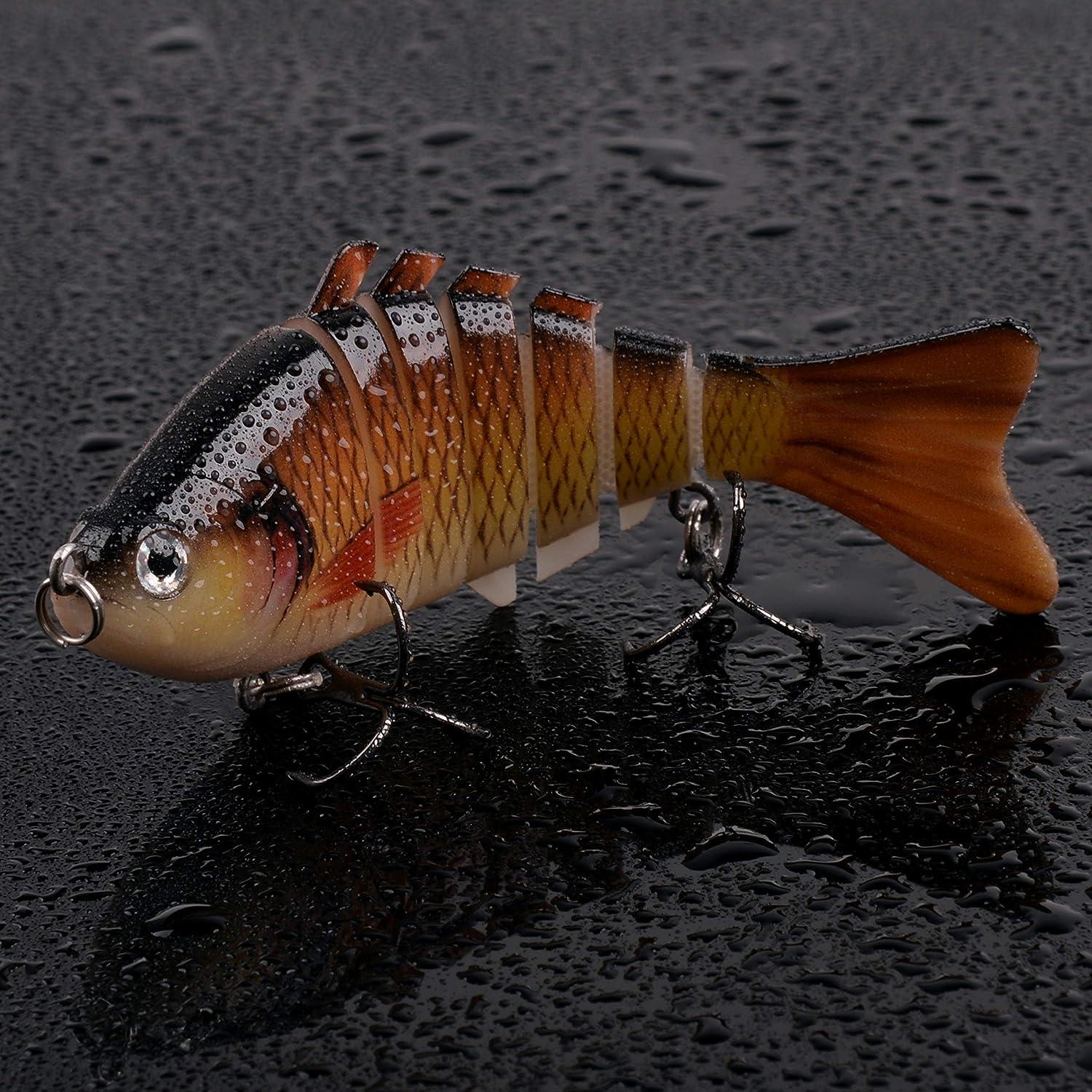 10cm Hard Fishing Lure Flexible Bionic Fishing Lures 3D Realistic