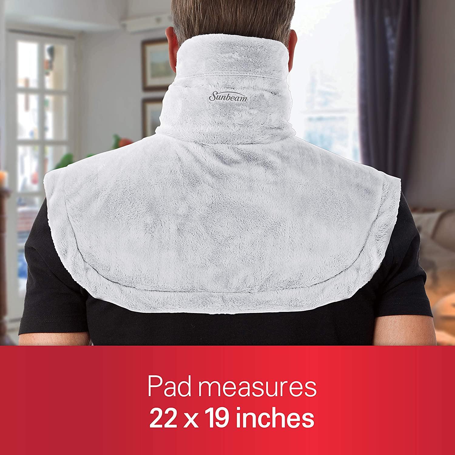 Sunbeam Heating Pad for Neck and Shoulder Pain Relief with Auto