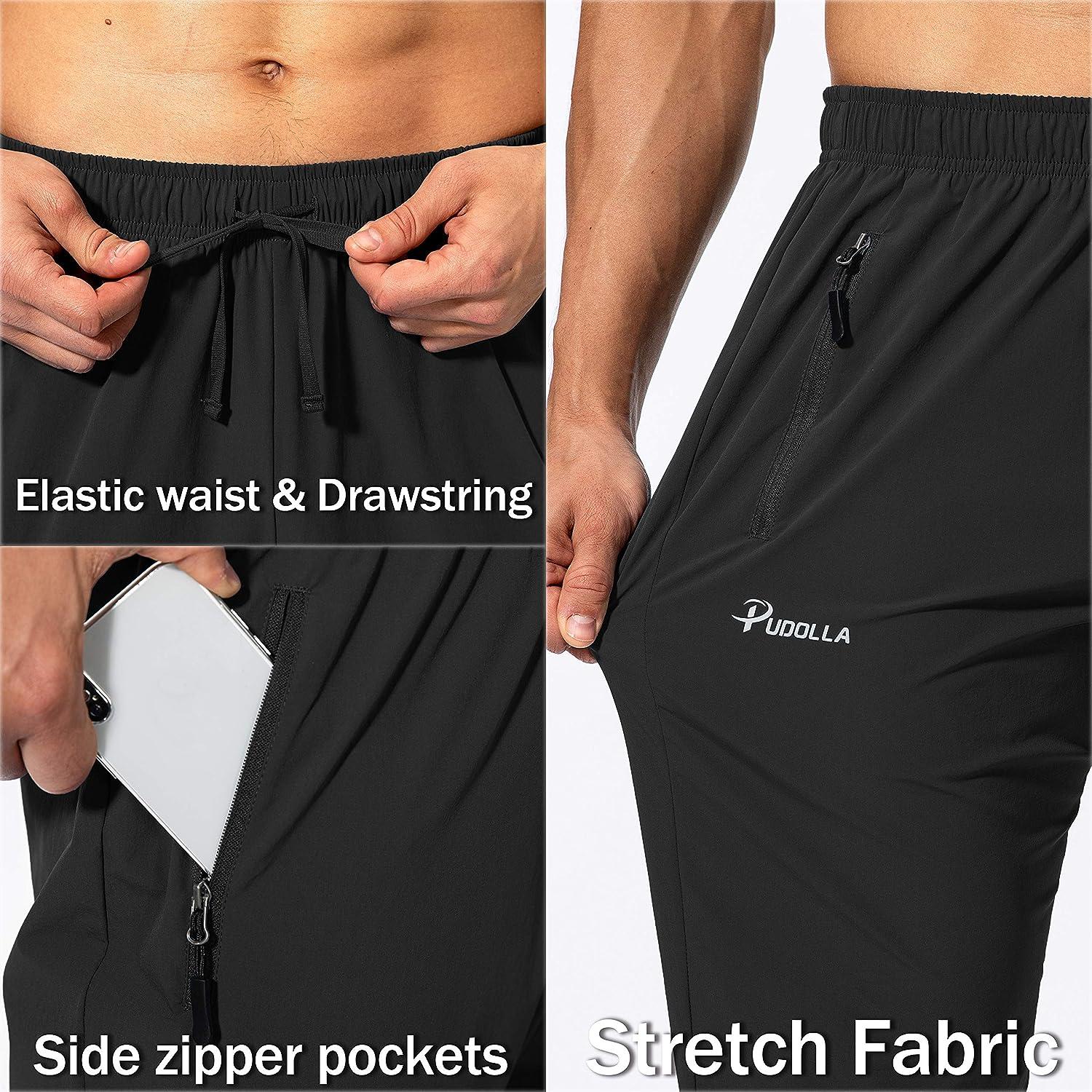 Mens Stretch Cotton Sport Pants For Sweat Fitness, Jogging, And