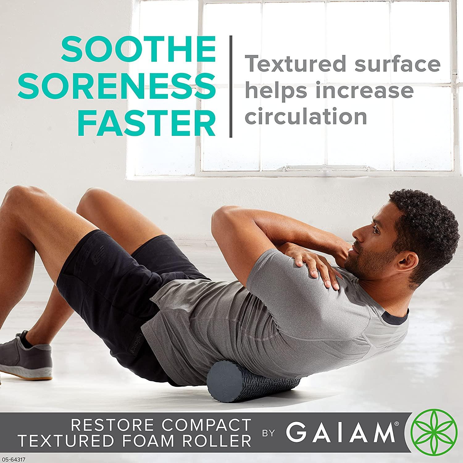 Gaiam Restore Foam Roller Exercise & Fitness / Core Training Exercise &  Fitness / Core Training