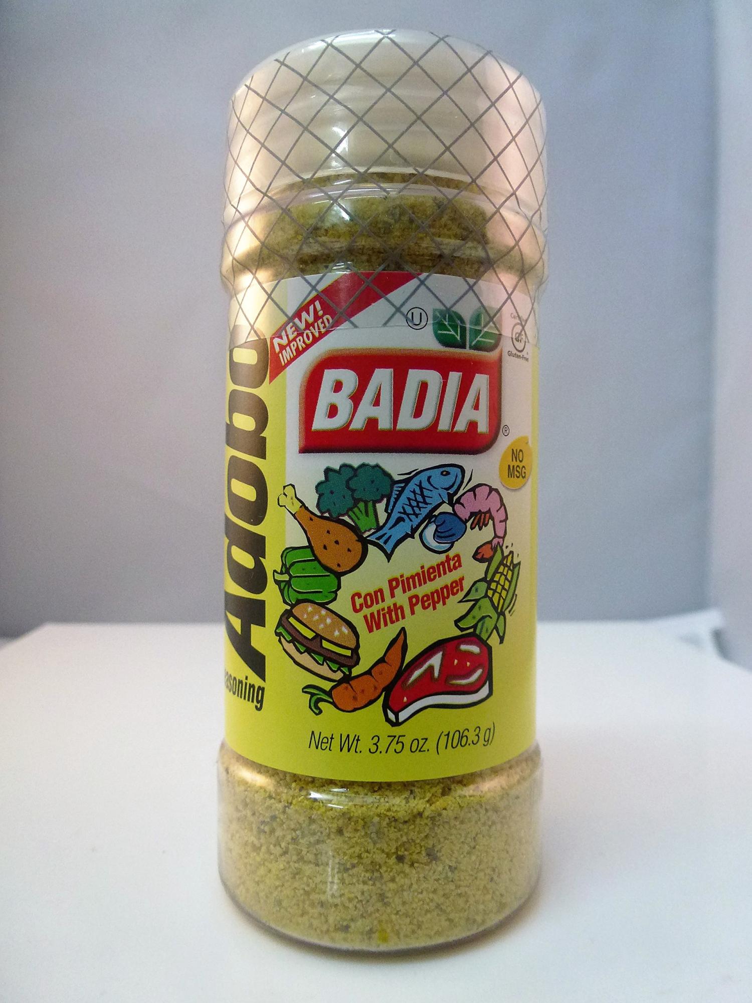 Badia Adobo Seasoning With Pepper Con Pimienta