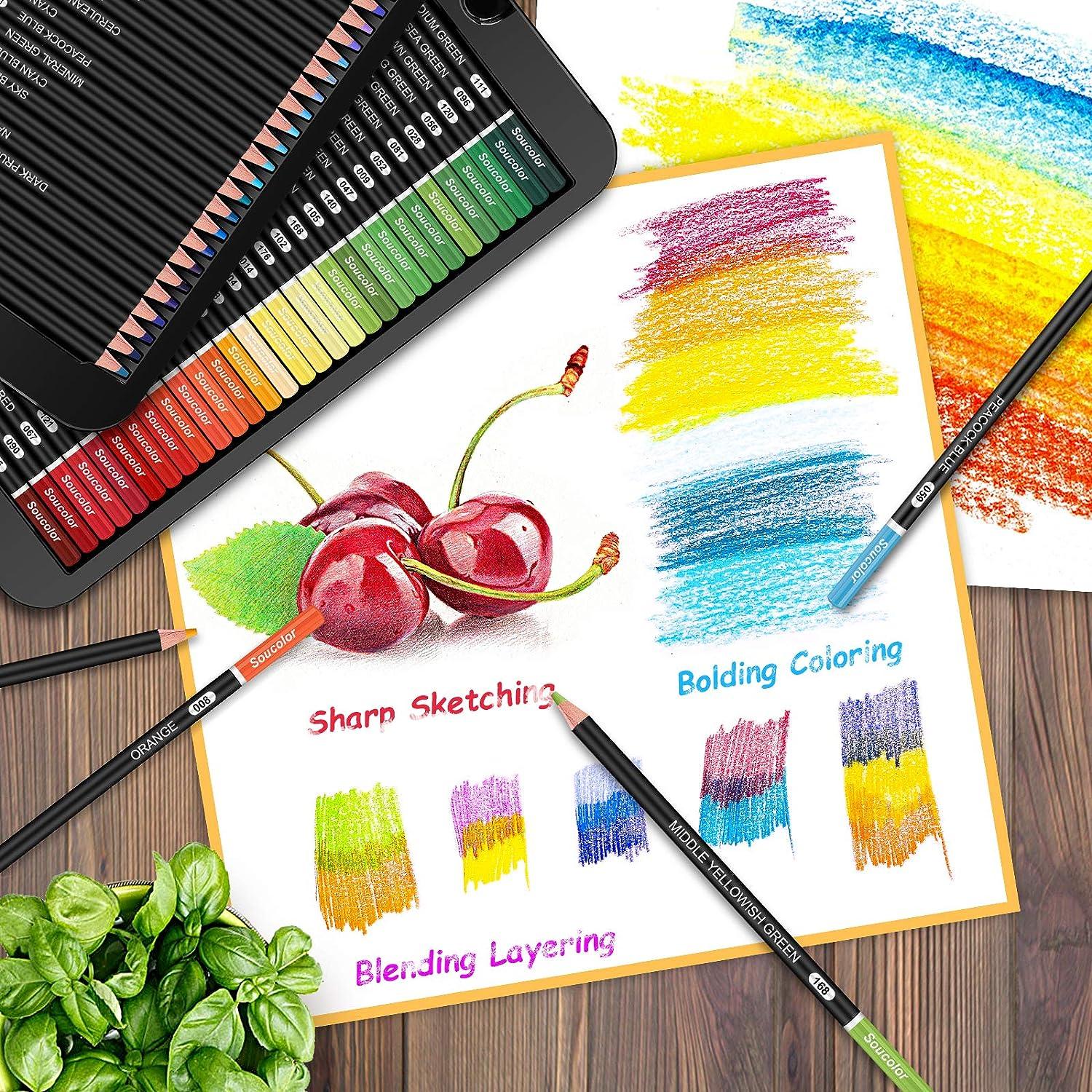 Soucolor Art Supplies, 283 Pieces Drawing Set Art Kits with