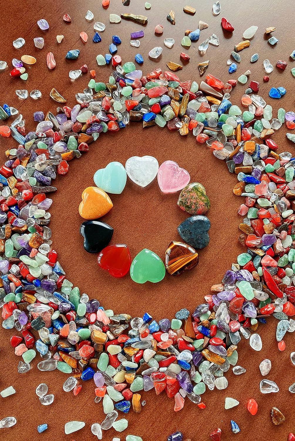 Assorted Heart Shaped Gemstones