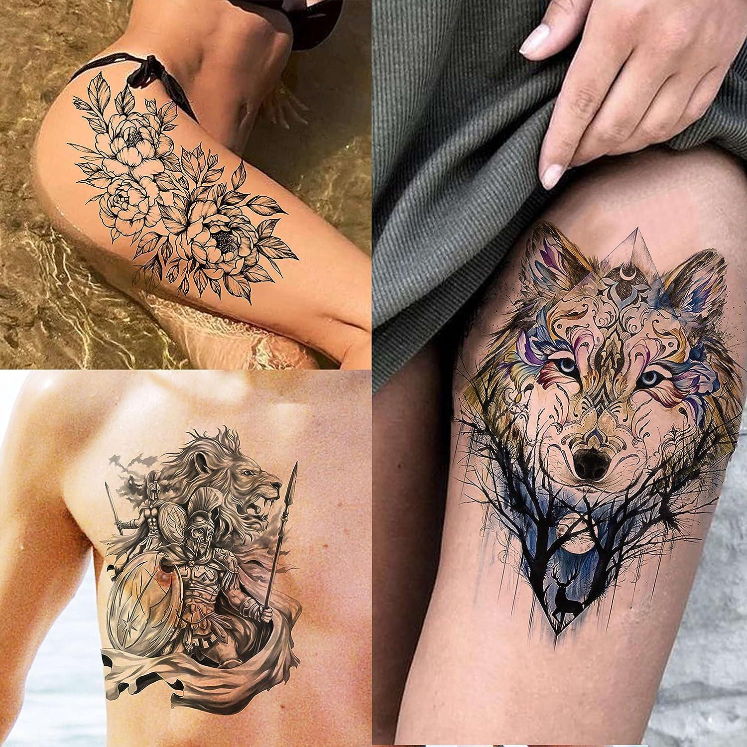 16 top Wolf Tattoo Designs on The Thigh ideas in 2024
