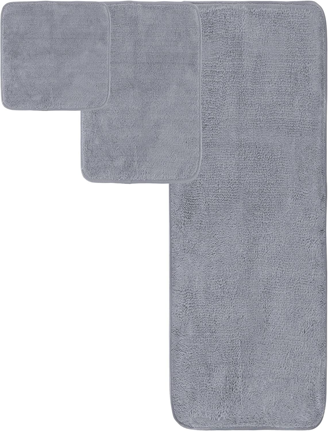  POLYTE Microfiber Quick Dry Lint Free Bath Towel, 57 x 30 in,  Pack of 4 (Blue) : Home & Kitchen