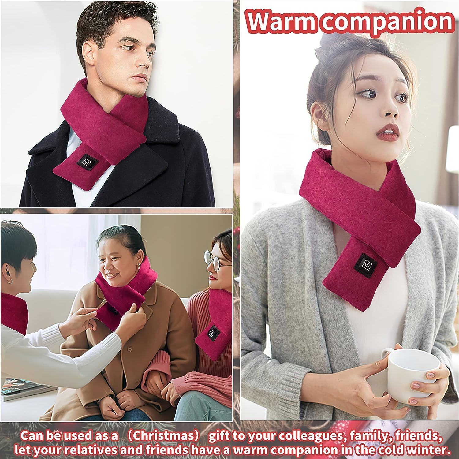  sckarle Electric Heated Scarf Women USB Heating Scarf Electric  Heating Scarf Women Neck Scarf for Women Winter : Clothing, Shoes & Jewelry