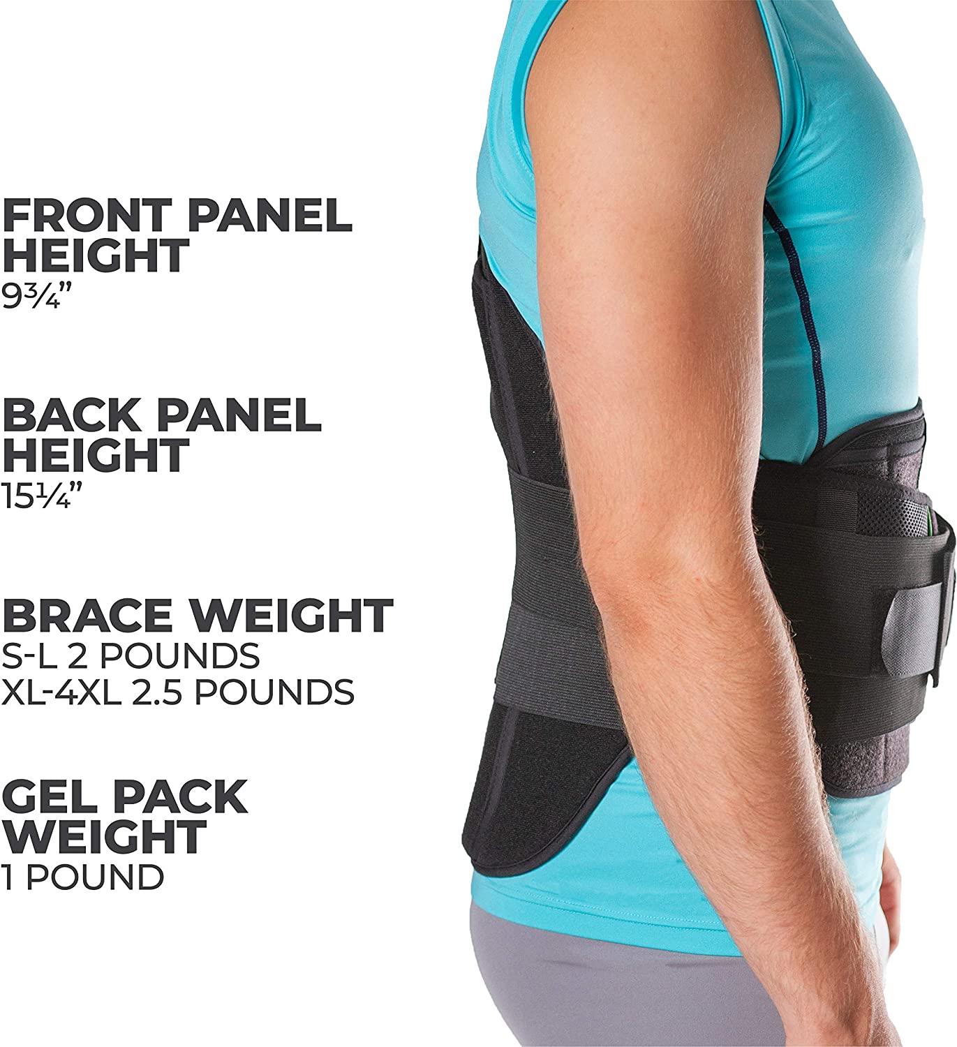 BraceAbility Lower Back Pain Brace - Wraparound Lumbar Support Belt for  Herniated or Bulging Discs Treatment, Pinched Nerve Relief, Degenerative  Disc