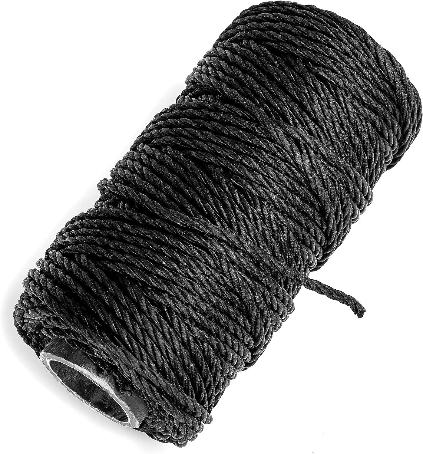2263FT #36 Bank Line Twine Green No.36 Twisted Seine Twine Strong Nylon  Nylon Twine String for Fishing, Camping, Outdoor Survival, Decoy Lines