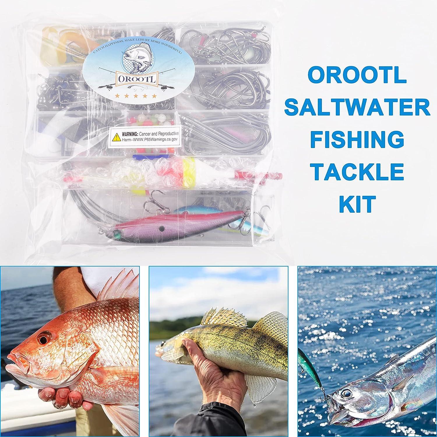 OROOTL Fishing Lures Making Kit, 246pcs DIY Spinner Bait Making