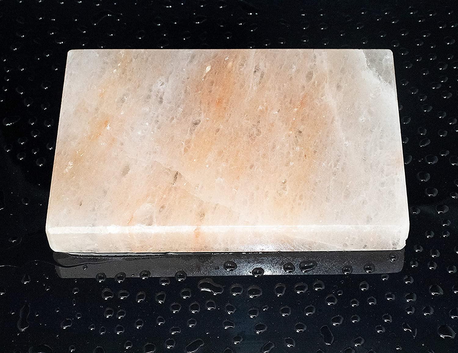HIMALAYAN SALT BLOCK FOR GRILLING BEST SIZE 12″ X 8″ X 1.5″ FOR