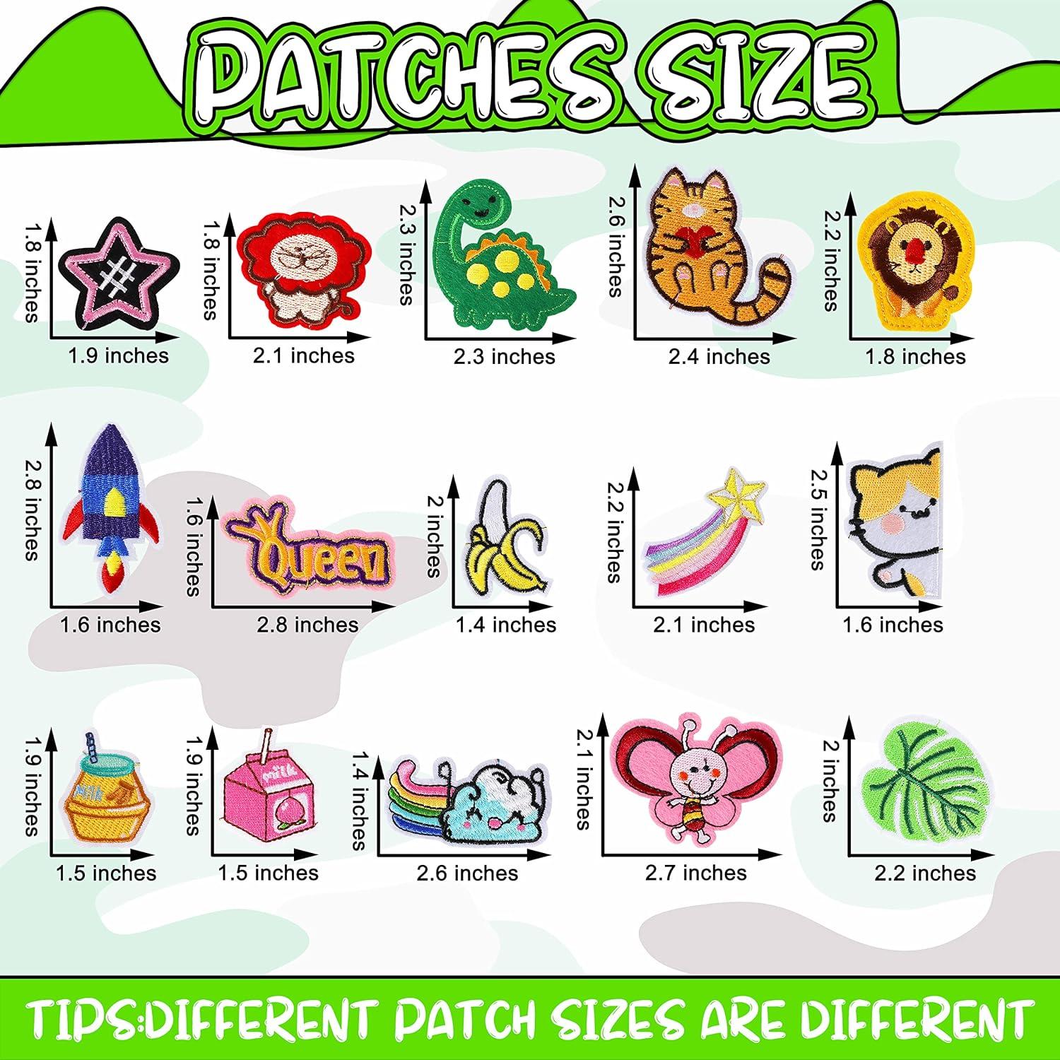 The Amazing Patches Iron on Patches for Clothing DIY Sew on Patches Applique Patch Clothing Repair Patches