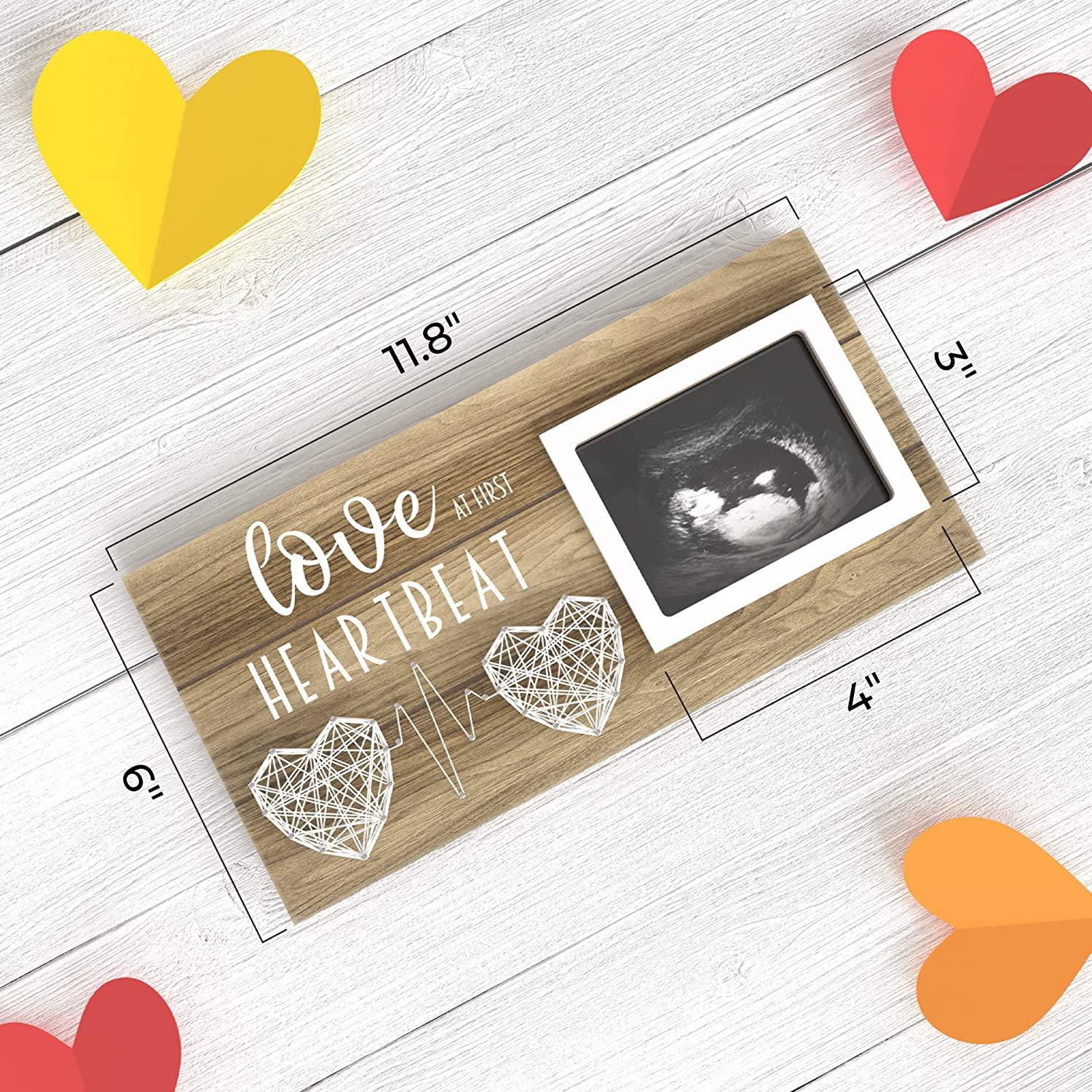 Newborn Baby Pregnancy Ultrasound Scan Triple Photograph Gift Frame