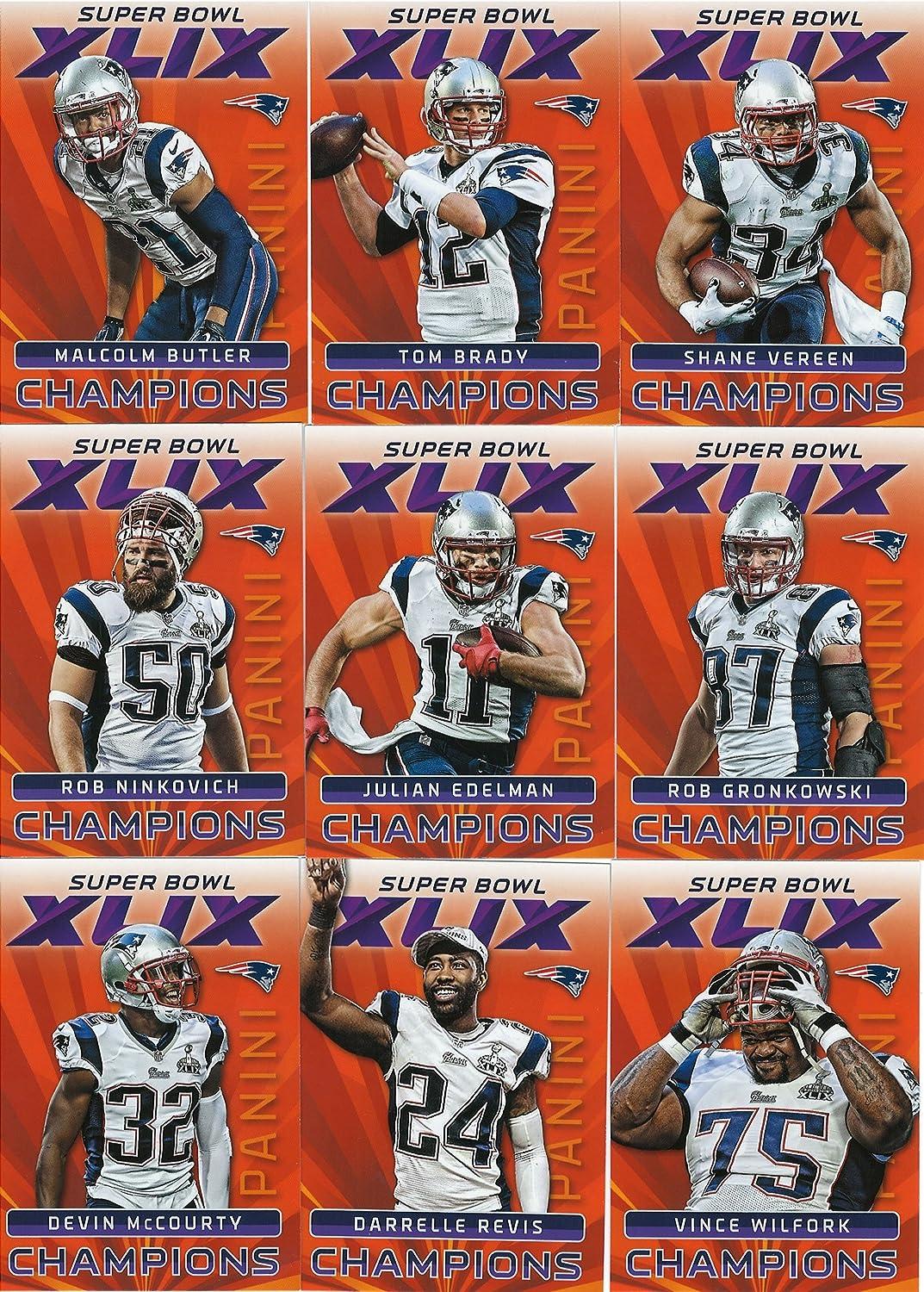 New England Patriots 2014 Panini Super Bowl XLIX Champions Limited