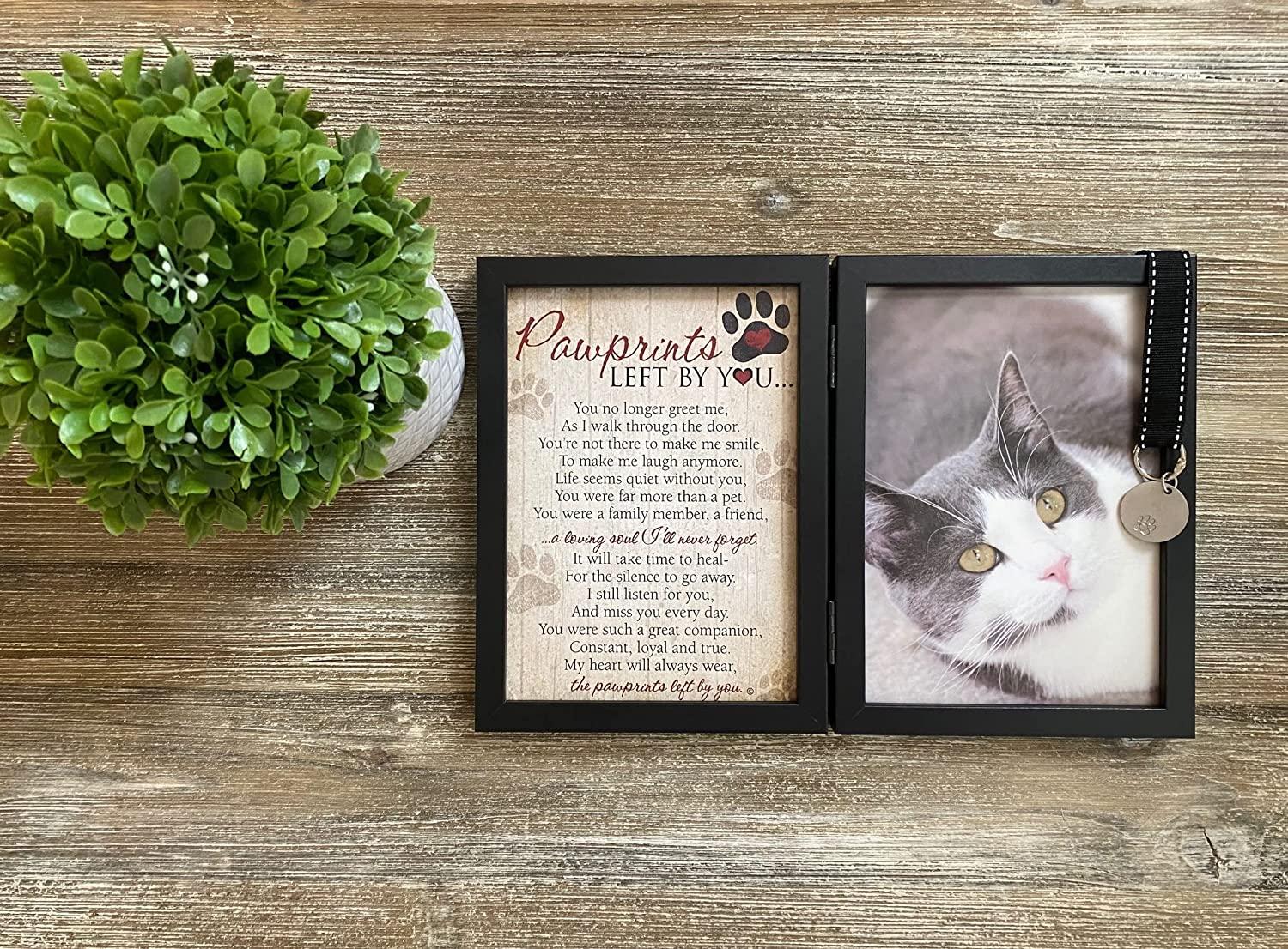 Pet Memorial Display Case with 5x7 Photo Print and Custom Engraving -  Perfect Cases and Frames